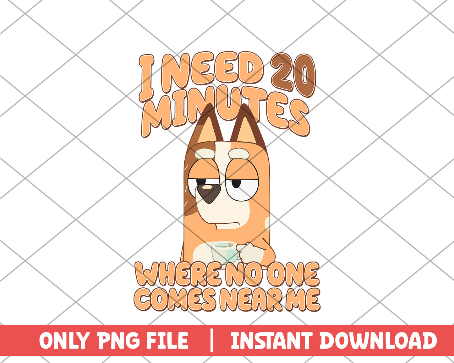 Bingo i need 20 minutes cartoon png