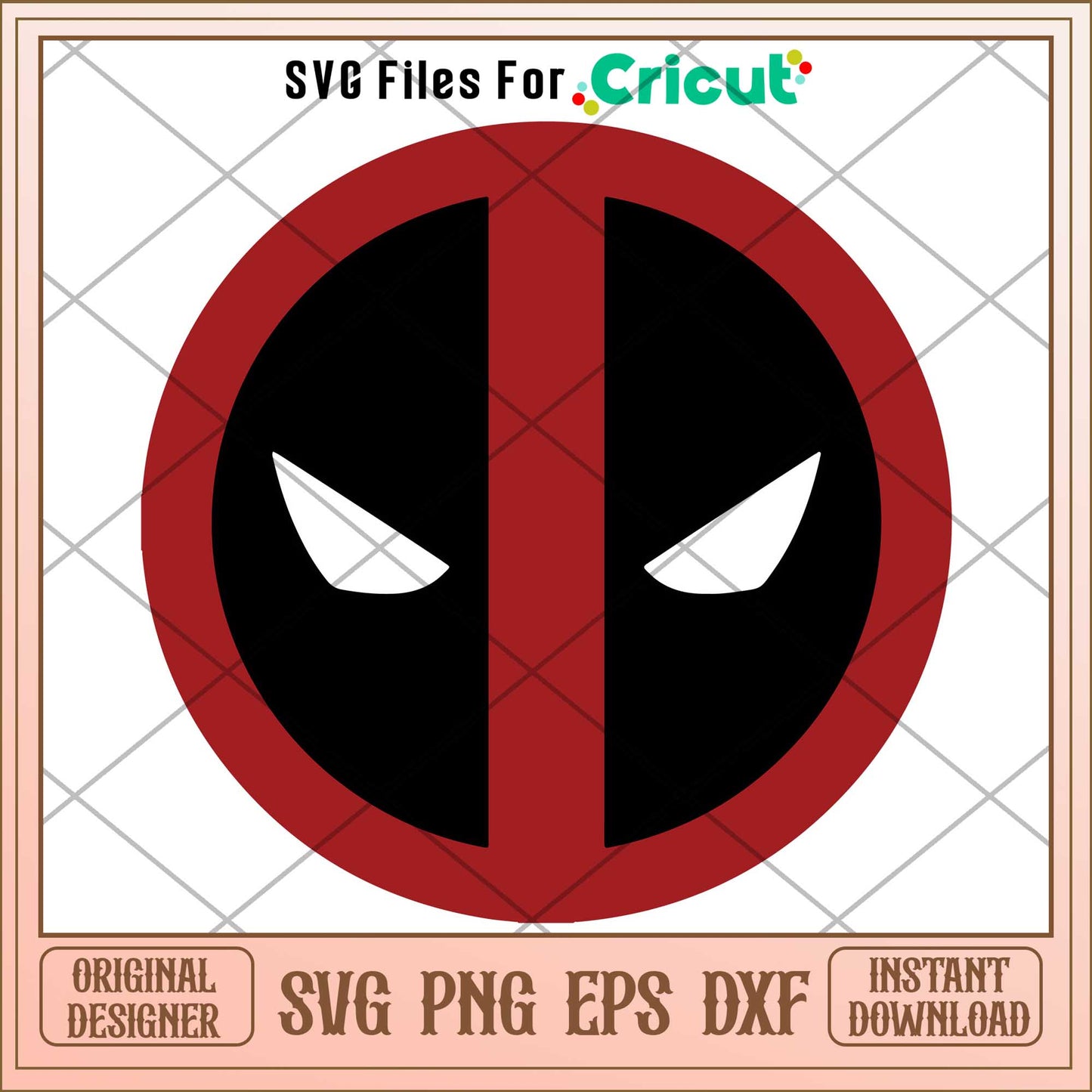 Black Deadpool Mask head svg, maverl character svg, Digital Download