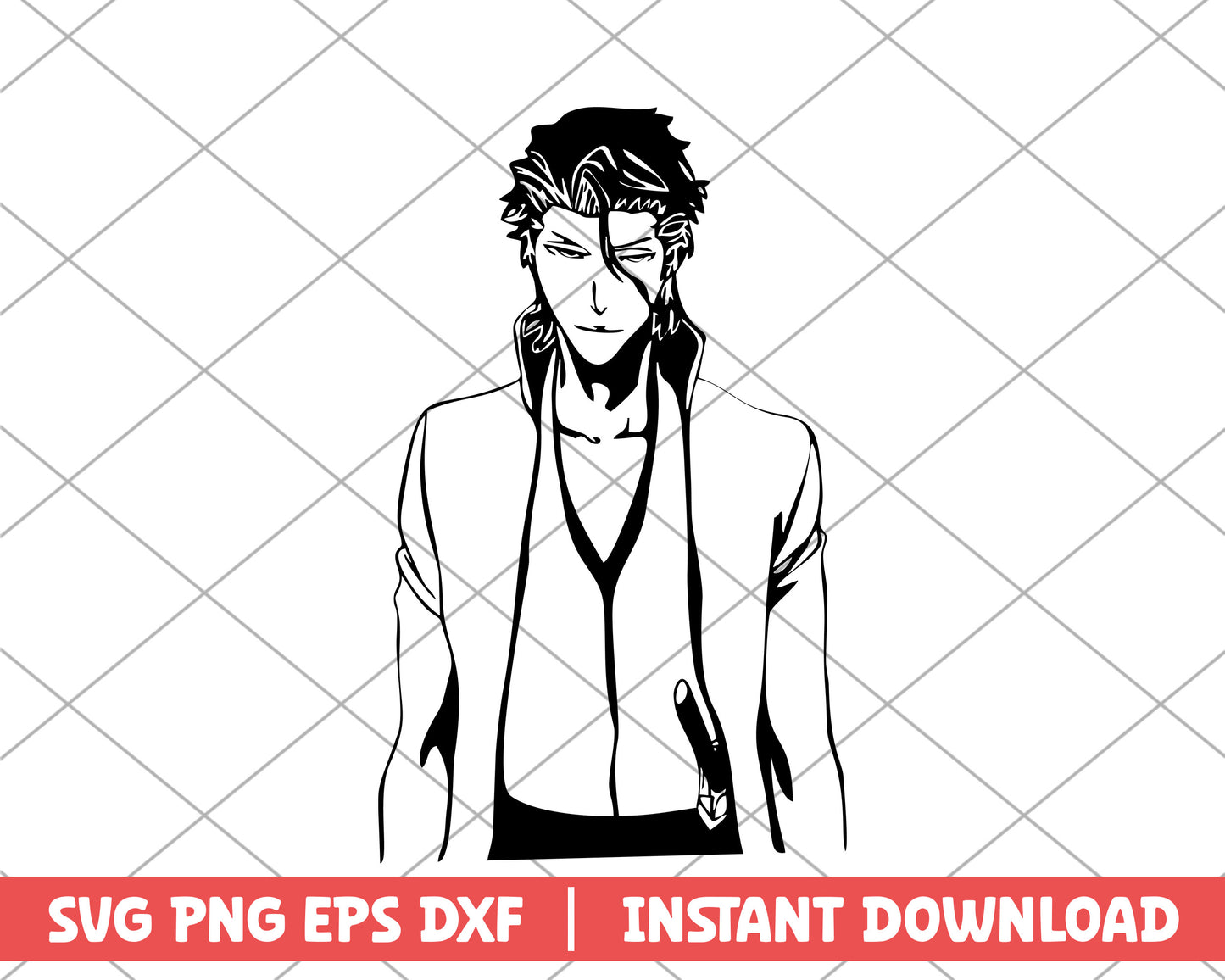 Bleach aizen sousuke anime svg