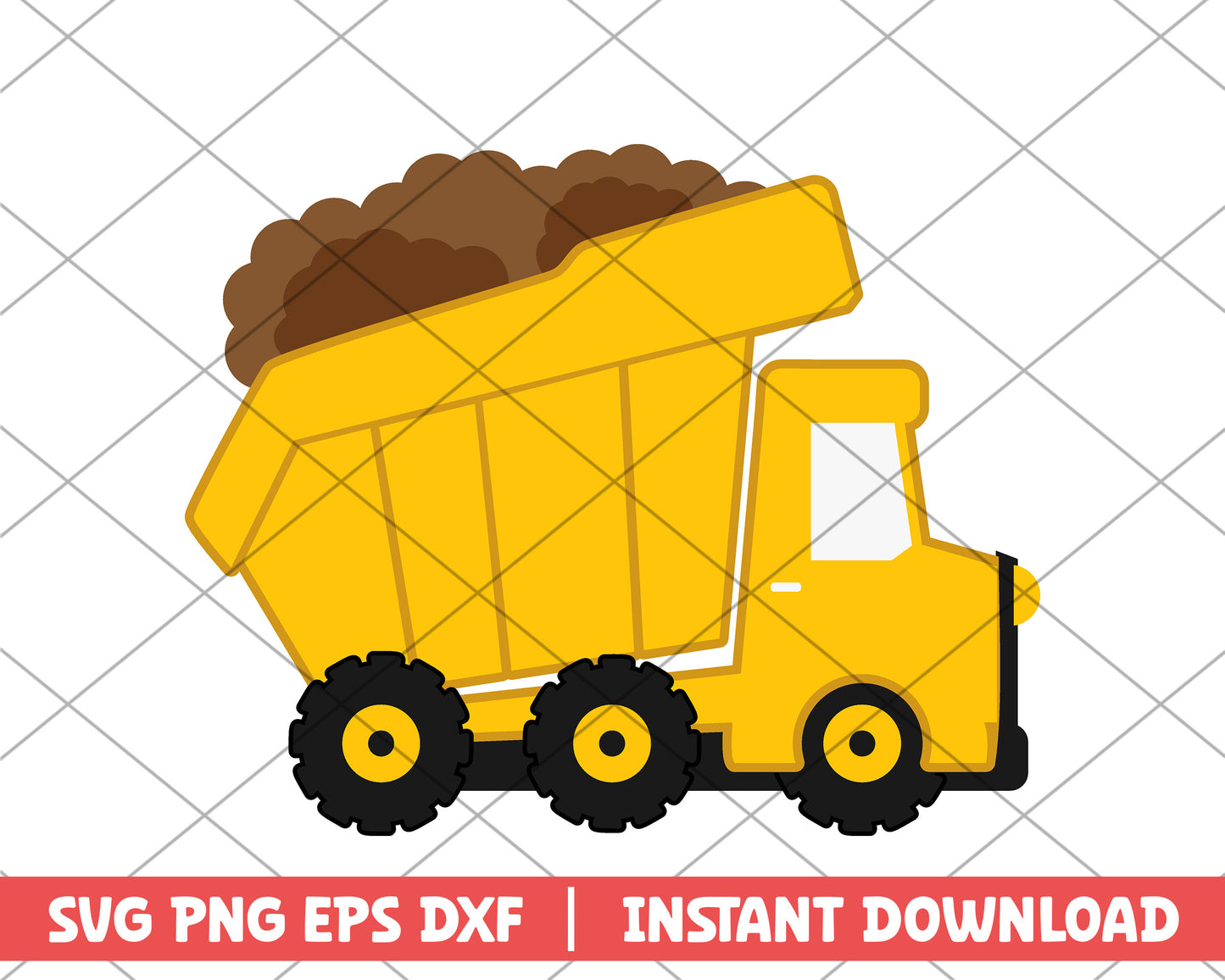 Blippi Yellow vehicle transport garbage cartoon svg