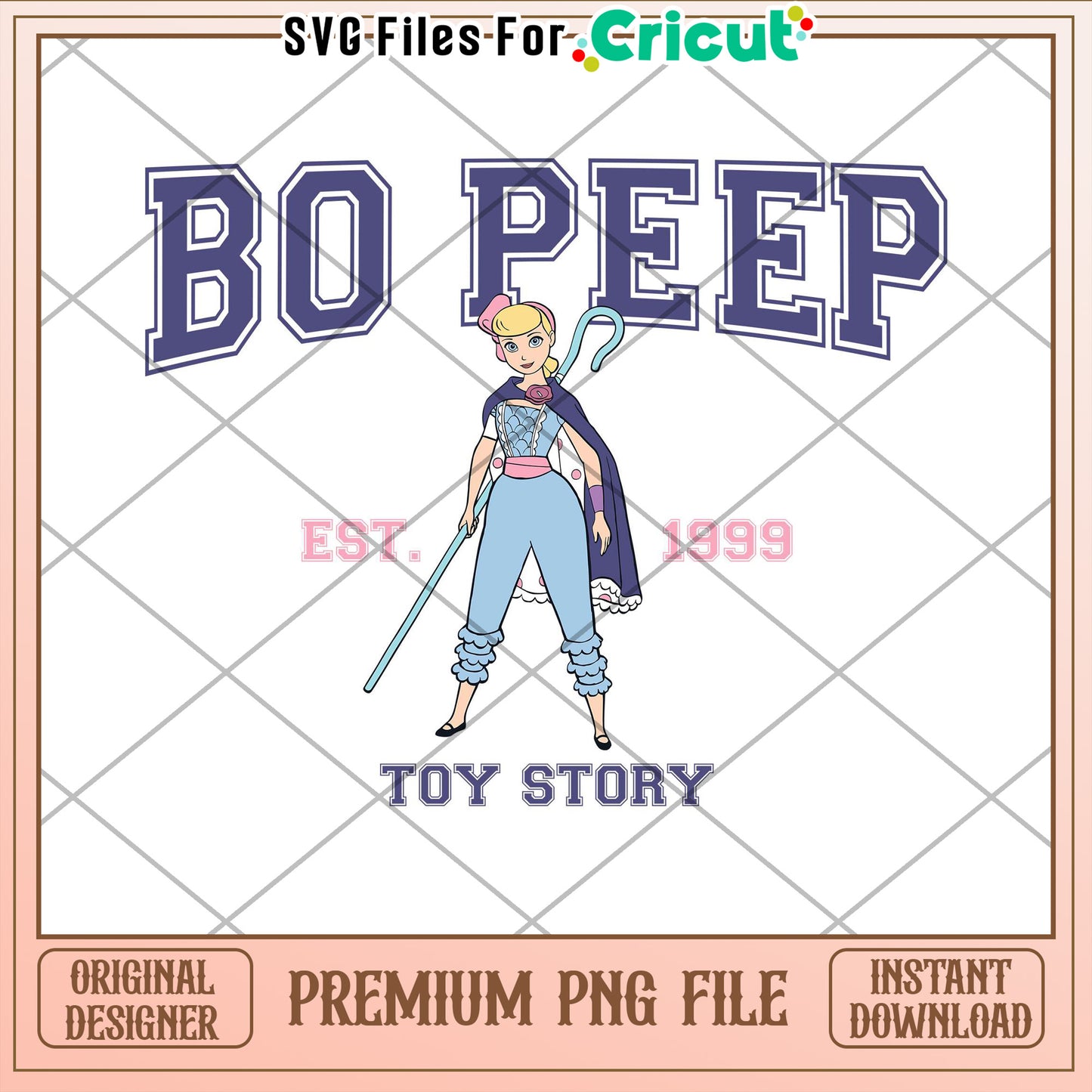 Bo Peep Toy Story PNG Cricut File