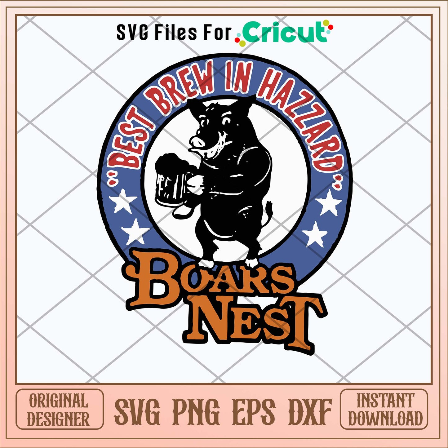Boars Nest Dukes Of Hazzard Tv Show Svg-Svgfilesforcricut