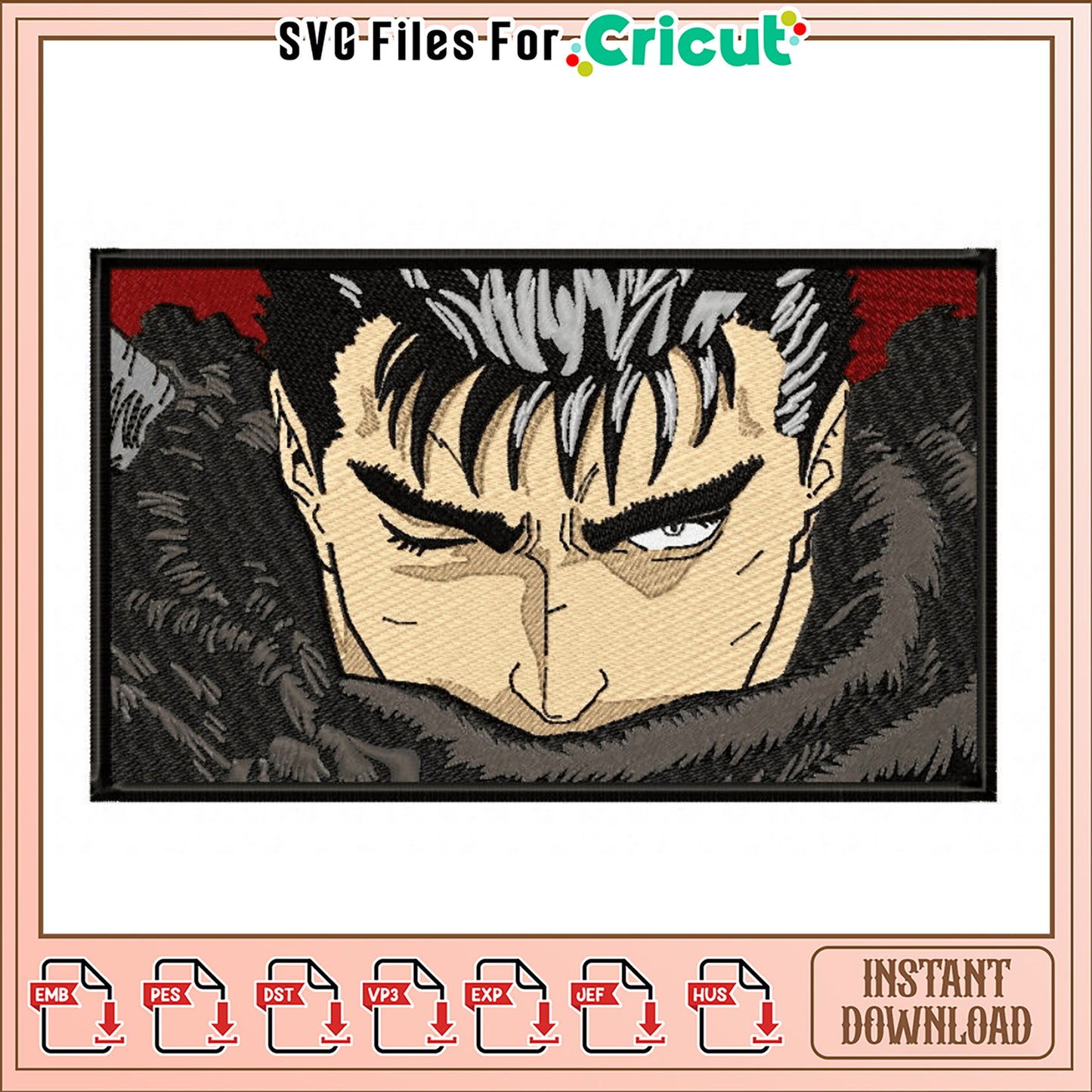 Bold Embroidery Design for Unique Home Decor Projects