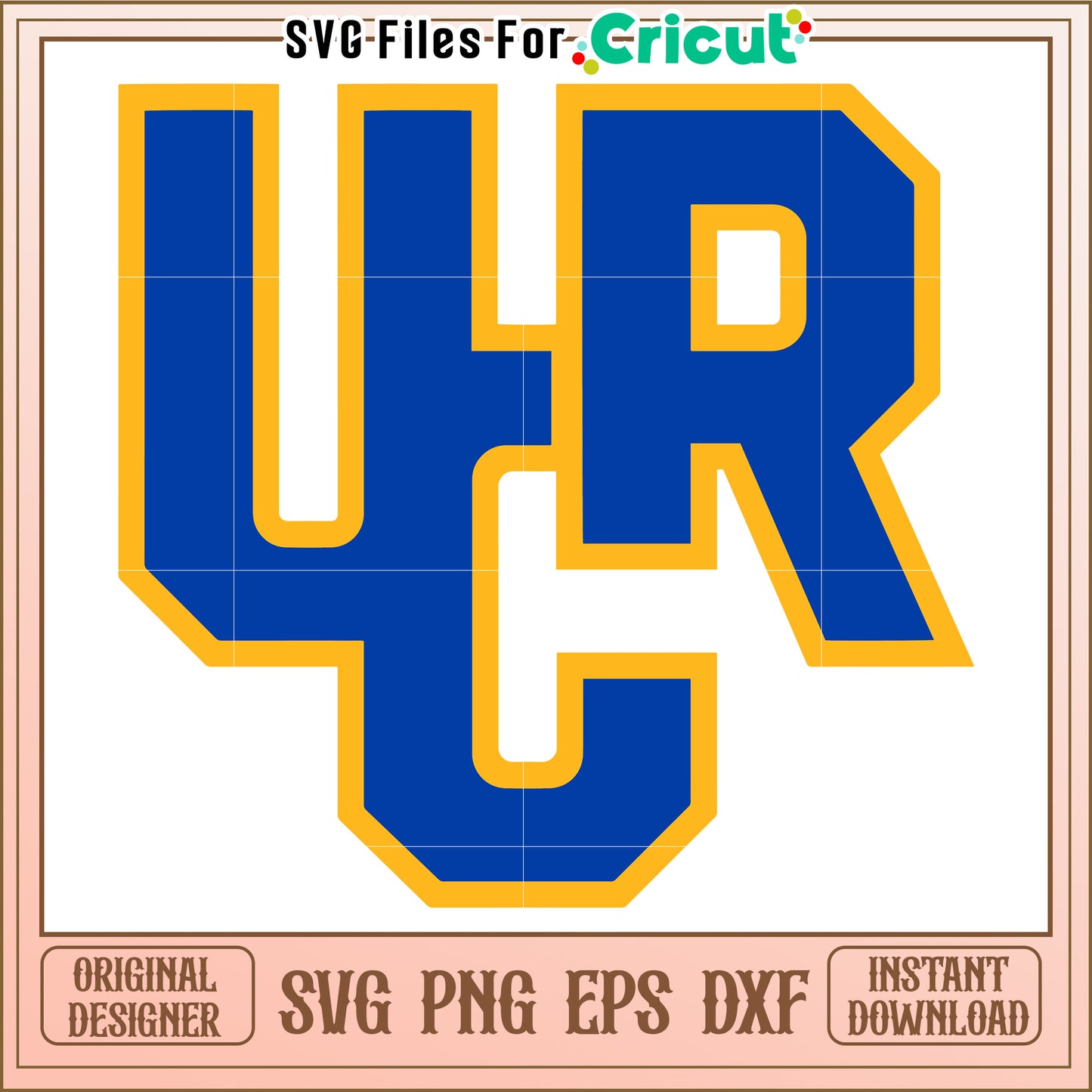 Bold U R Monogram SVG for Cricut, Perfect for Personalized Projects