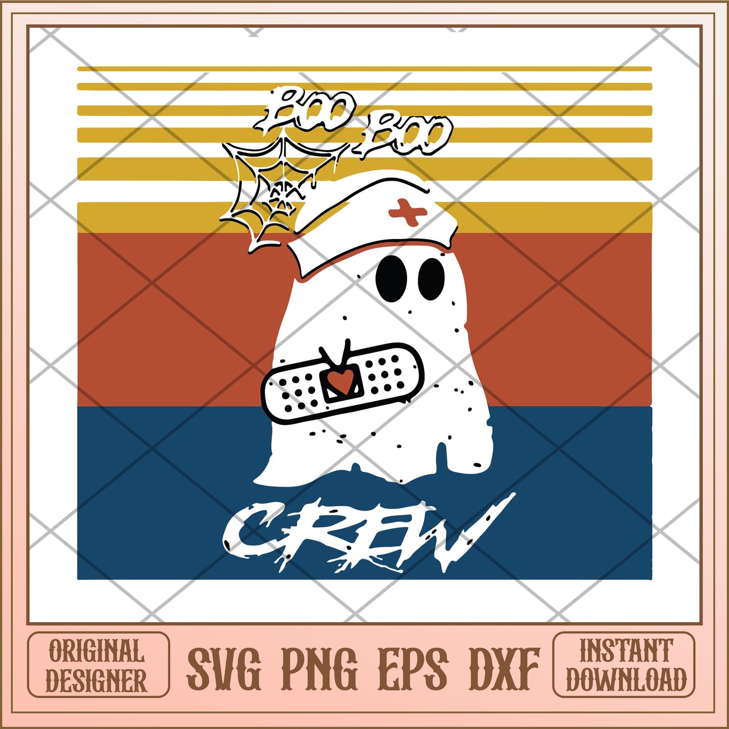 Boo boo crew halloween svg, halloween characters svg, digital download