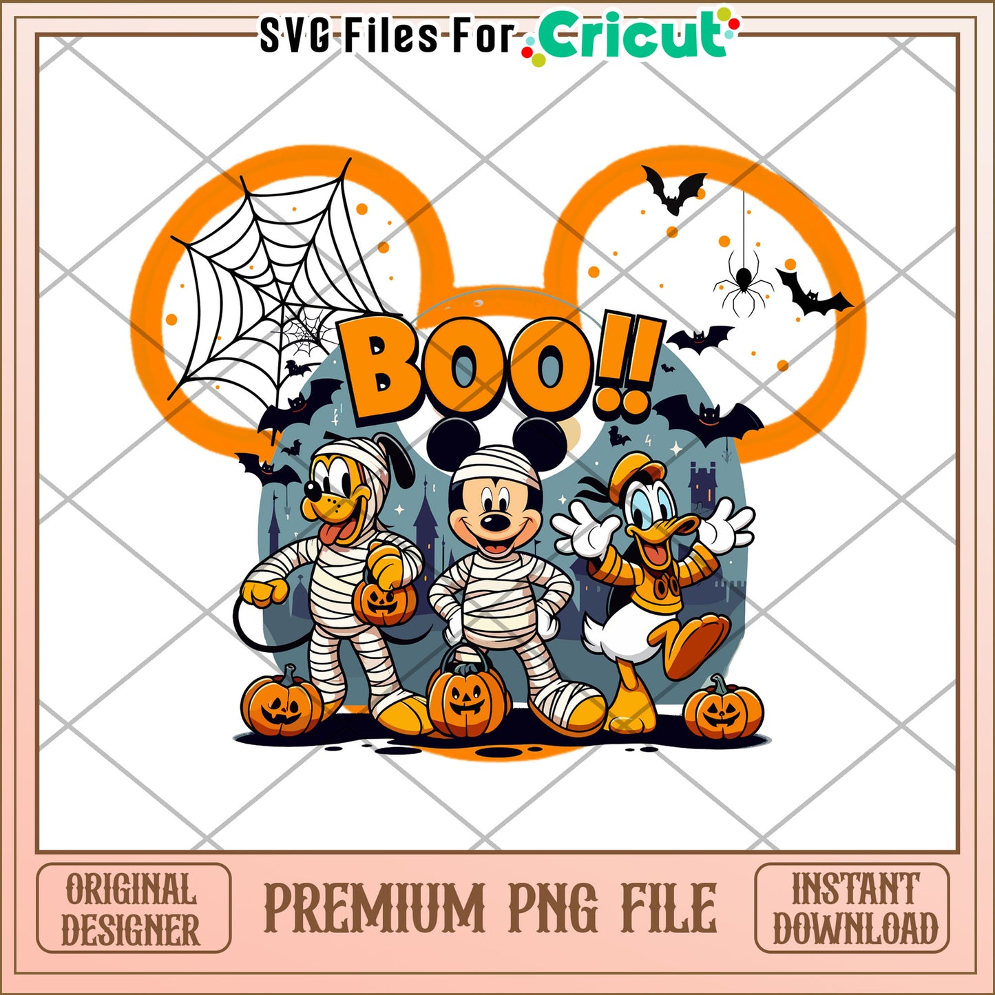 Boo and mickey png, halloween horror nights png, halloween png