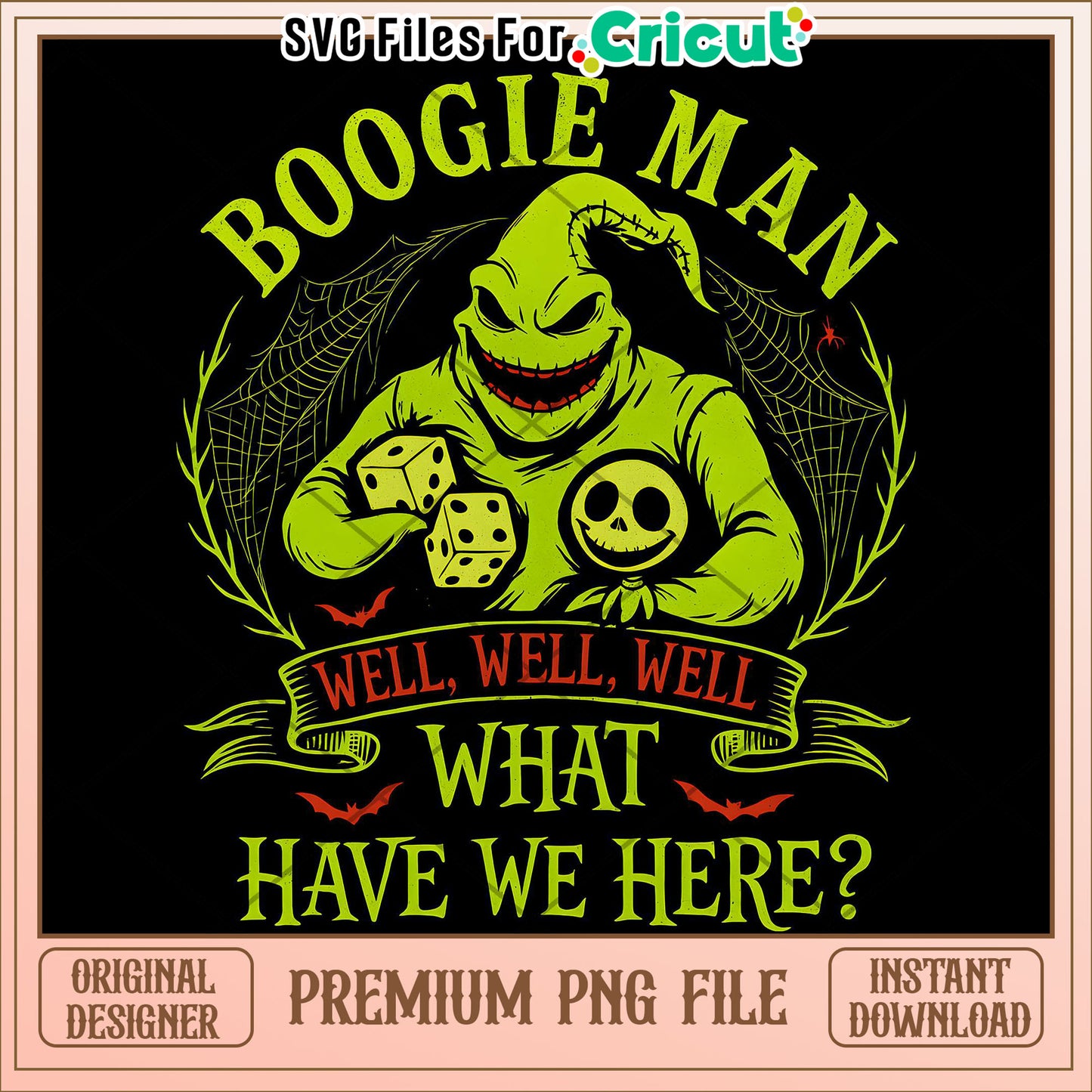 Boogie man well well well png, halloween png, halloween characters png