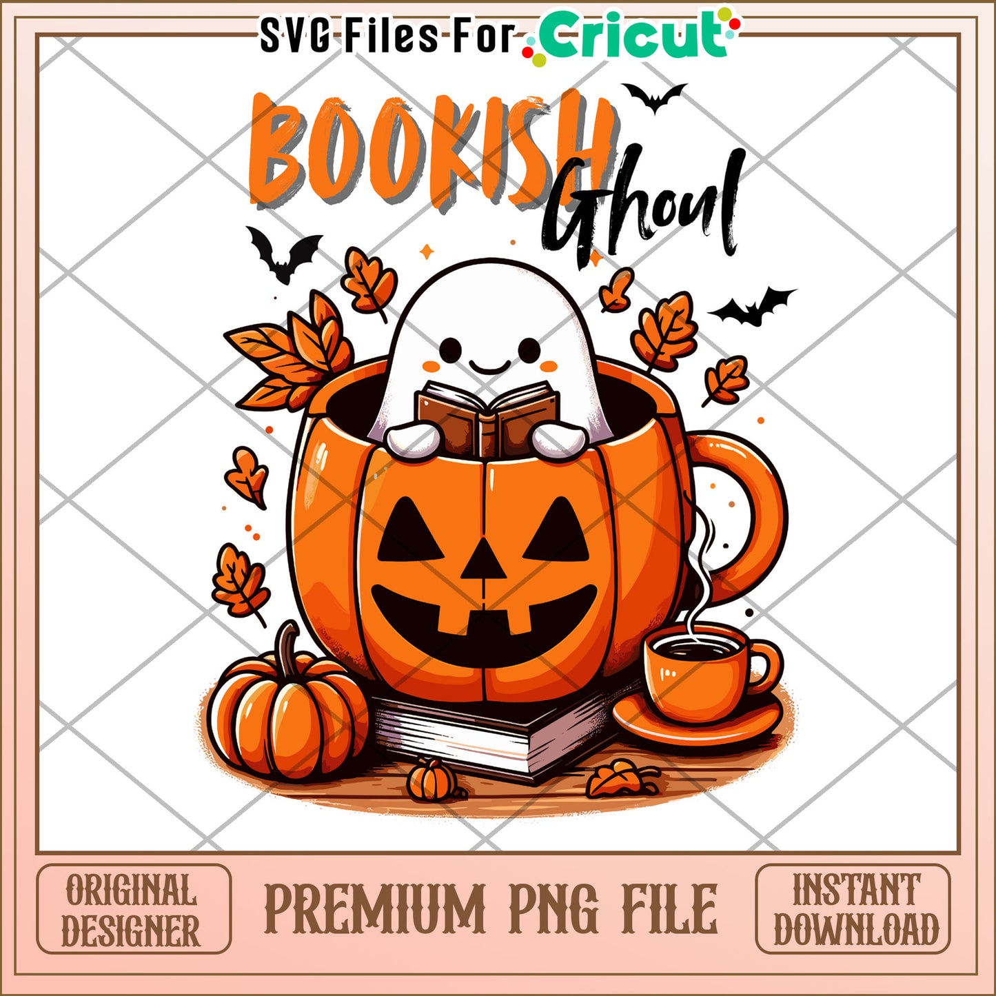Bookish ghoul png, halloween png, halloween cartoons png