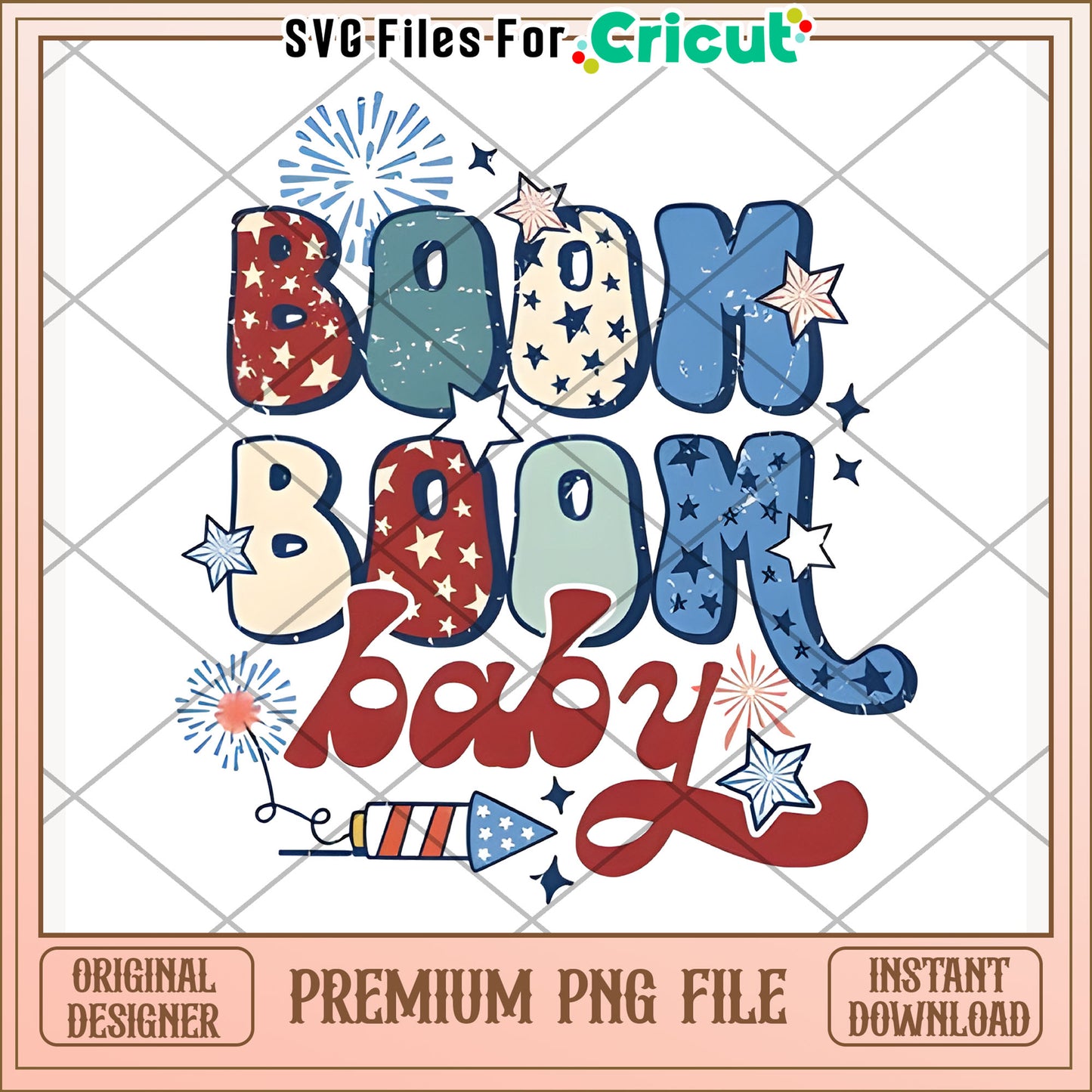 Boom boom baby png, catchy phrase png, bold slogan png