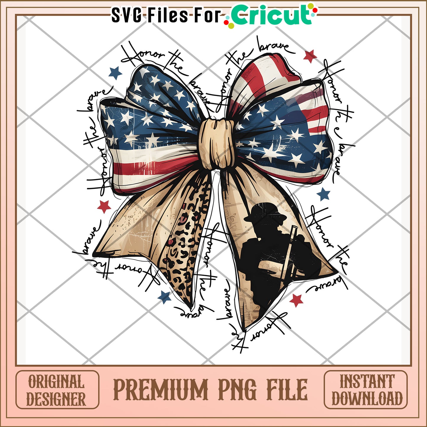 Bowtie and the army png, independence vibes png, patriotic theme png