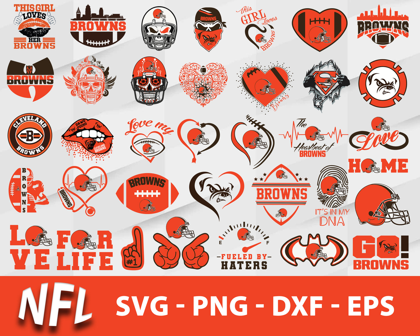 Cleveland browns logo bundle svg, cleveland browns football svg
