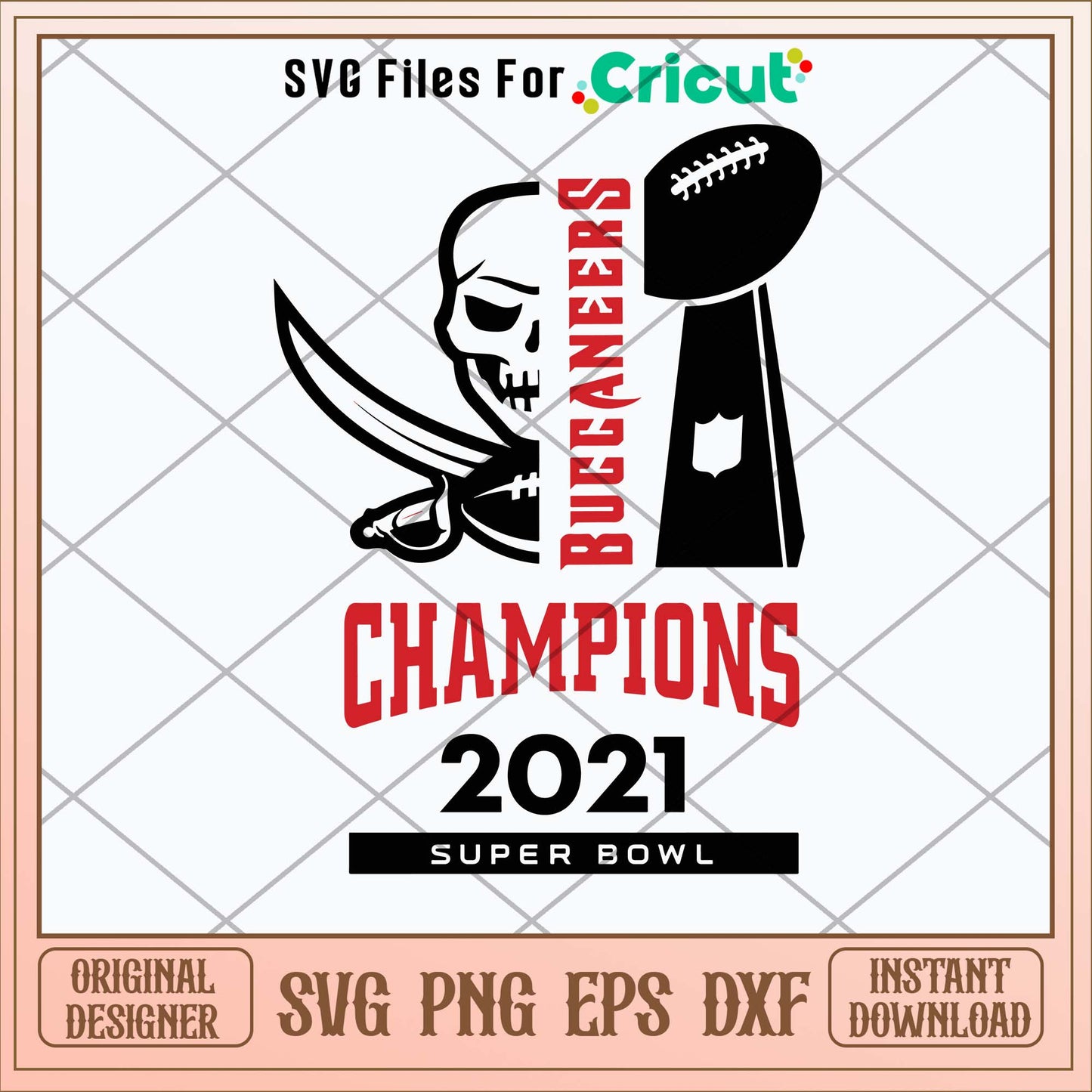 Buccaneers Champions 2021 Svg-Svgfilesforcricut
