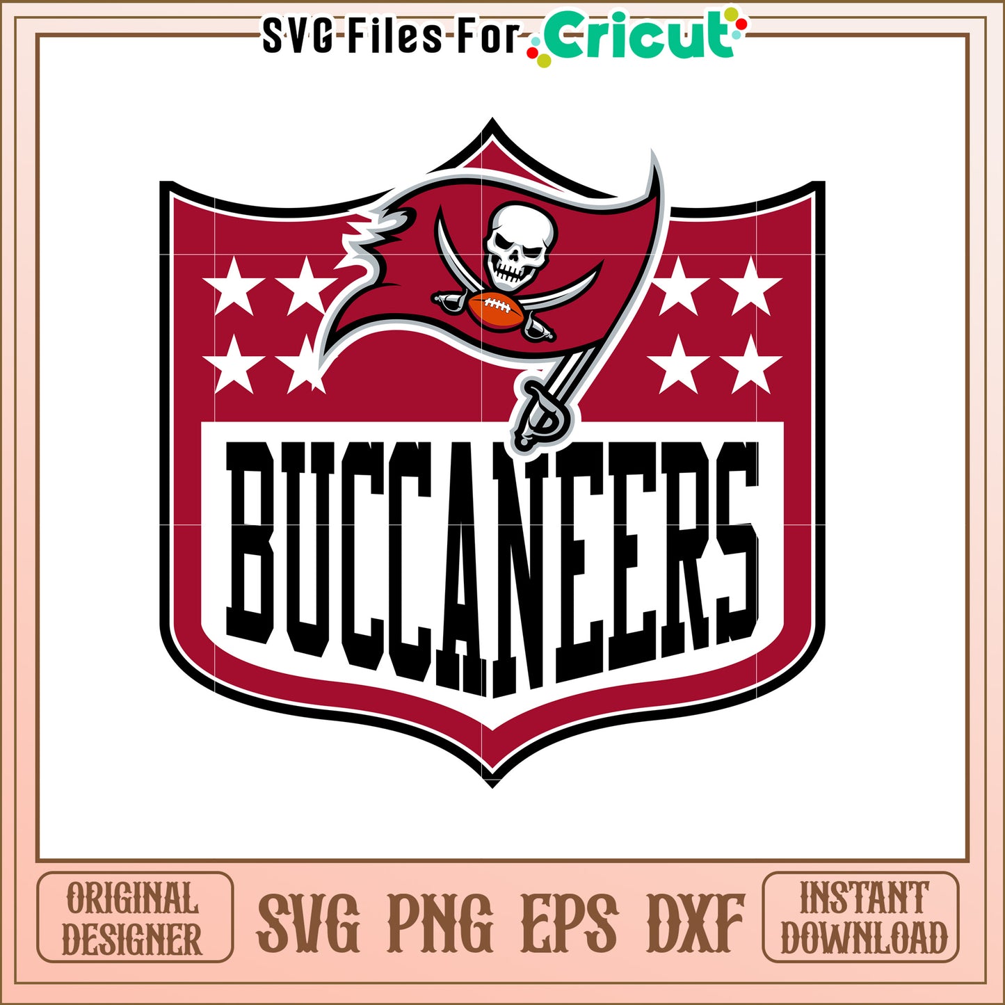 Buccaneers Logo SVG Design for Team Fans and Crafts