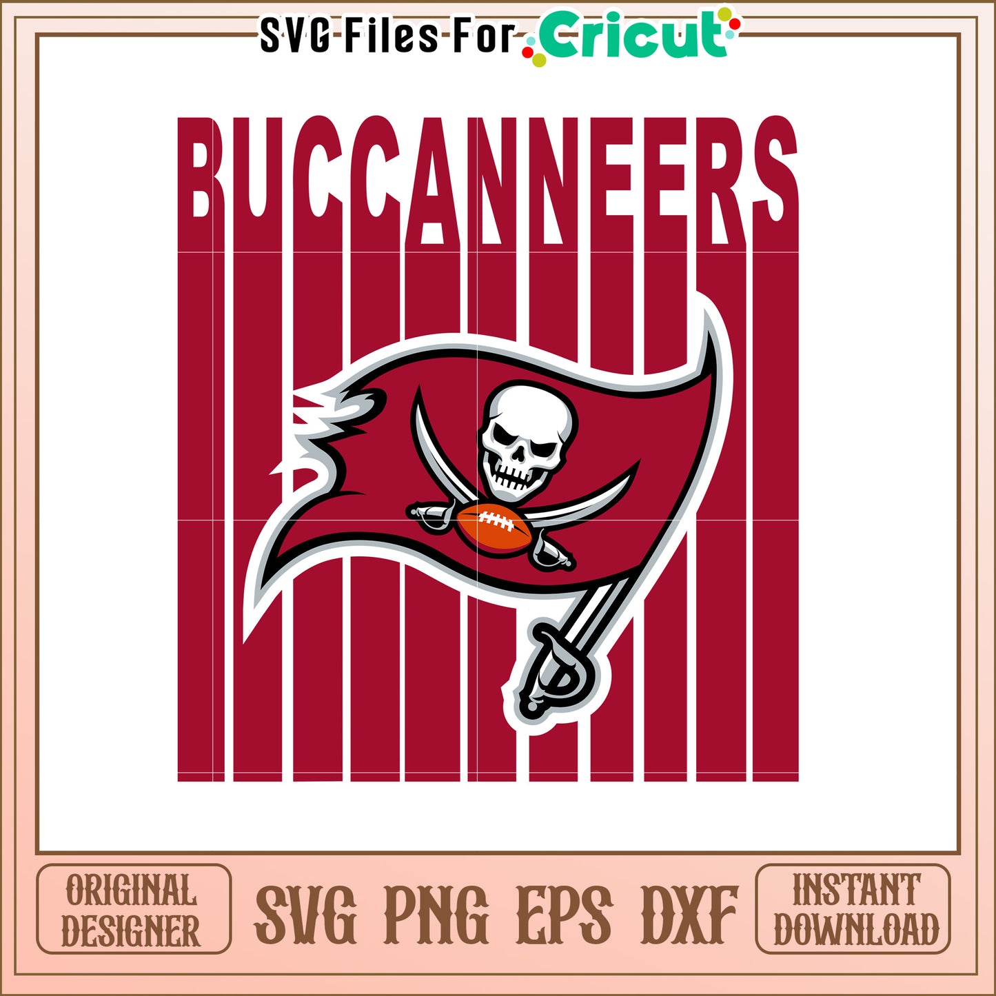 Buccaneers SVG Design for Football Fans and Crafters