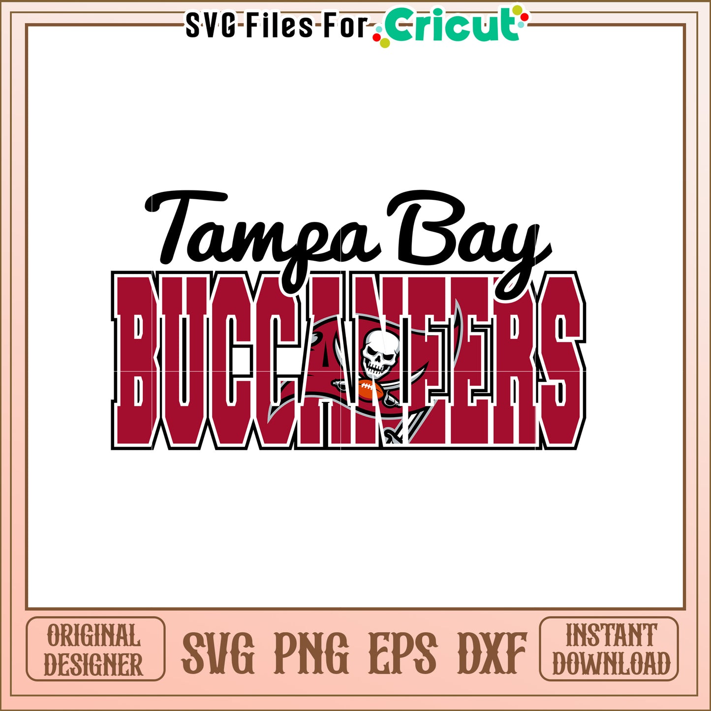 Buccaneers SVG Design for Sports Fans and Crafts