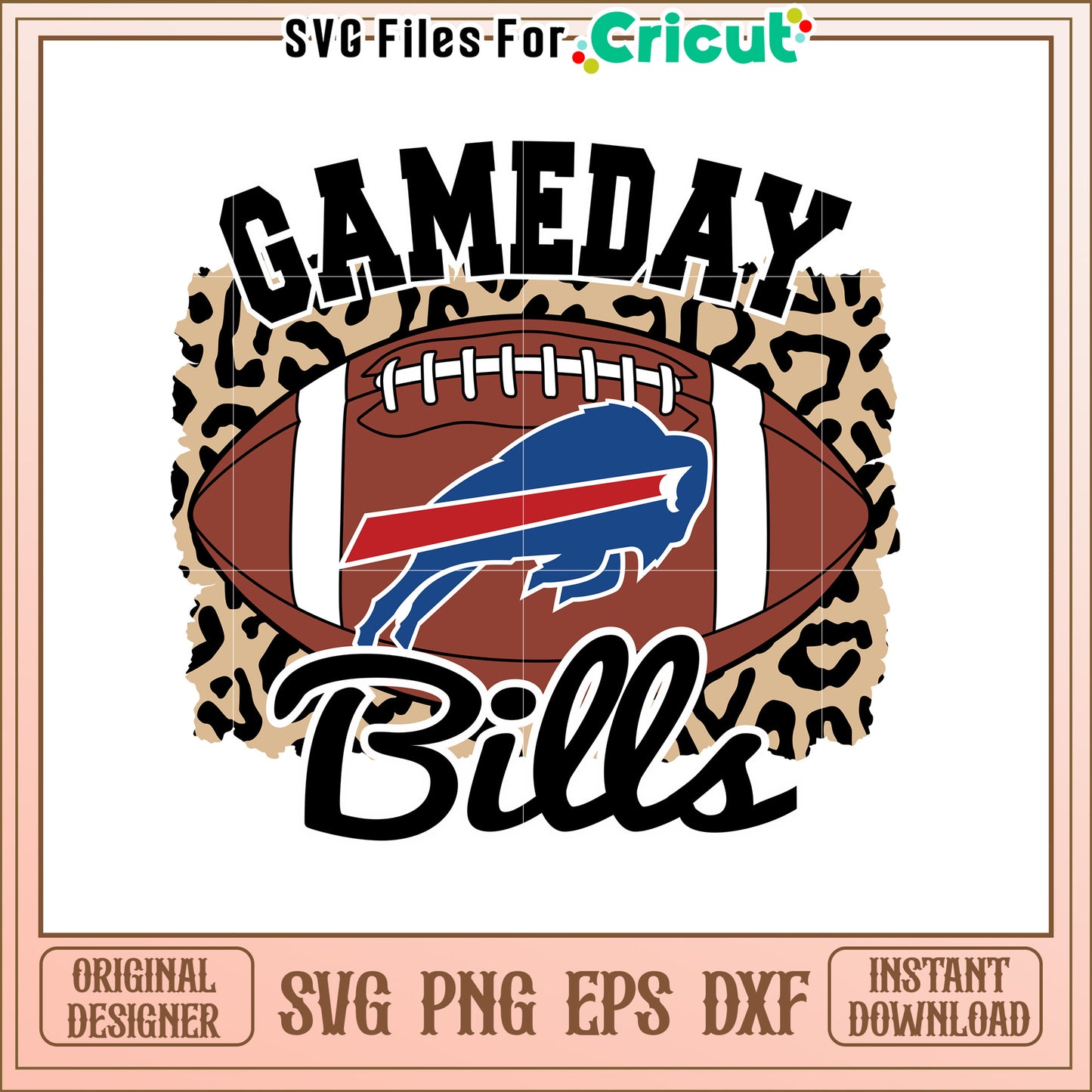 Buffalo Bills Gameday SVG Design