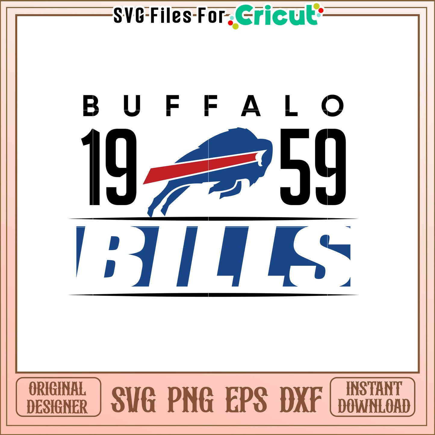 Buffalo Bills SVG Design for Fans and Decor Ideas