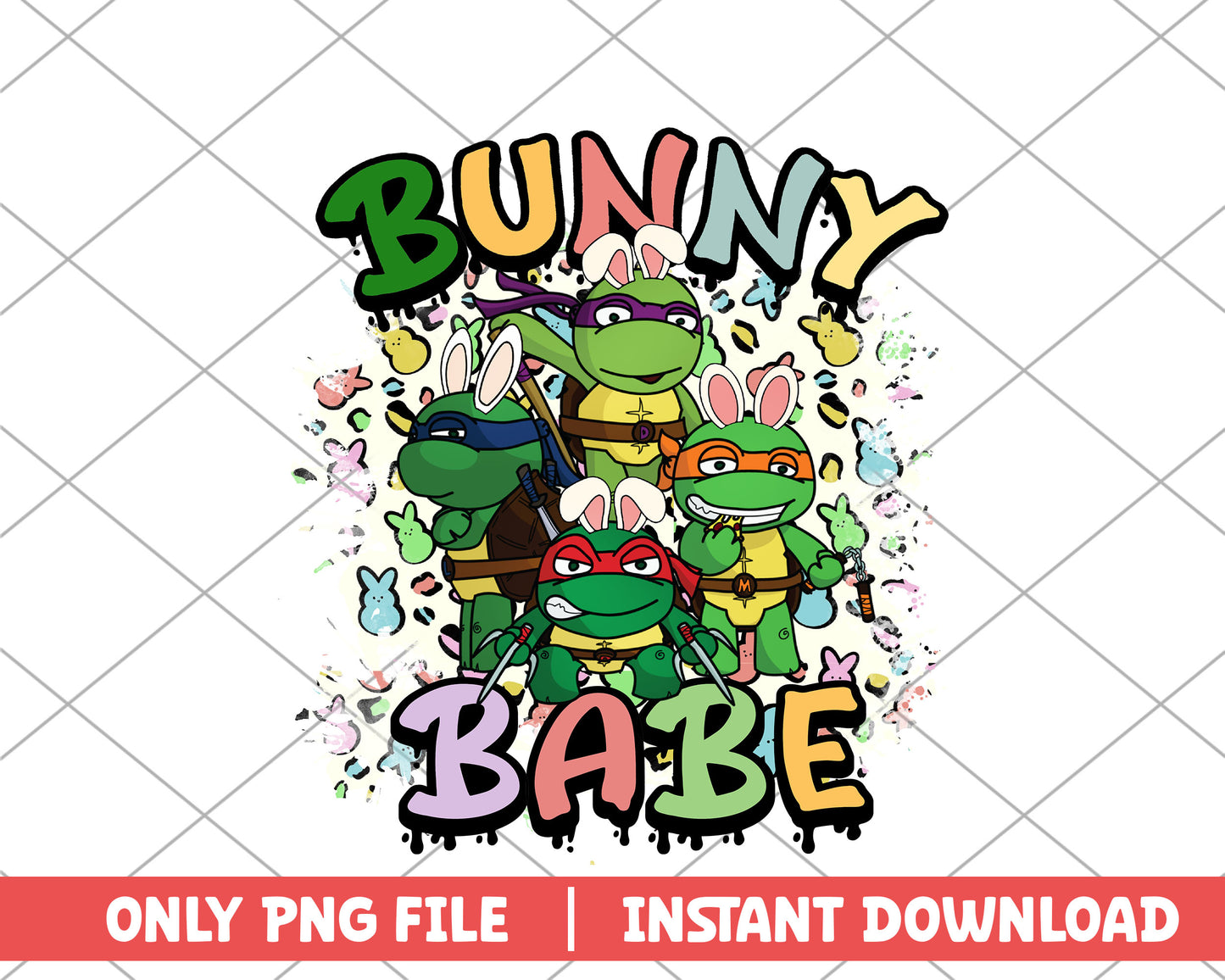 Bunny babe easter png