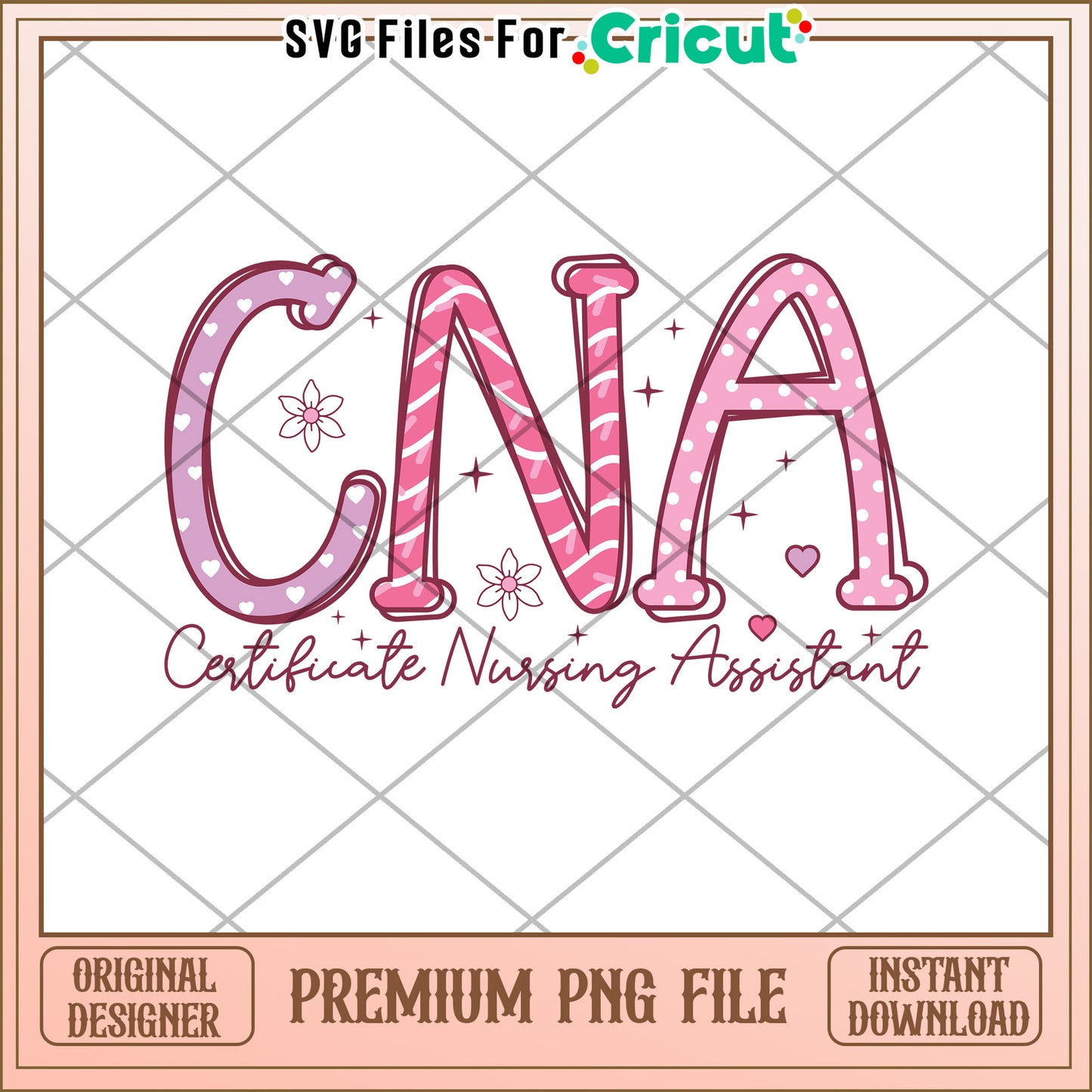 CNA PNG Design Certificate Nursing Assistant