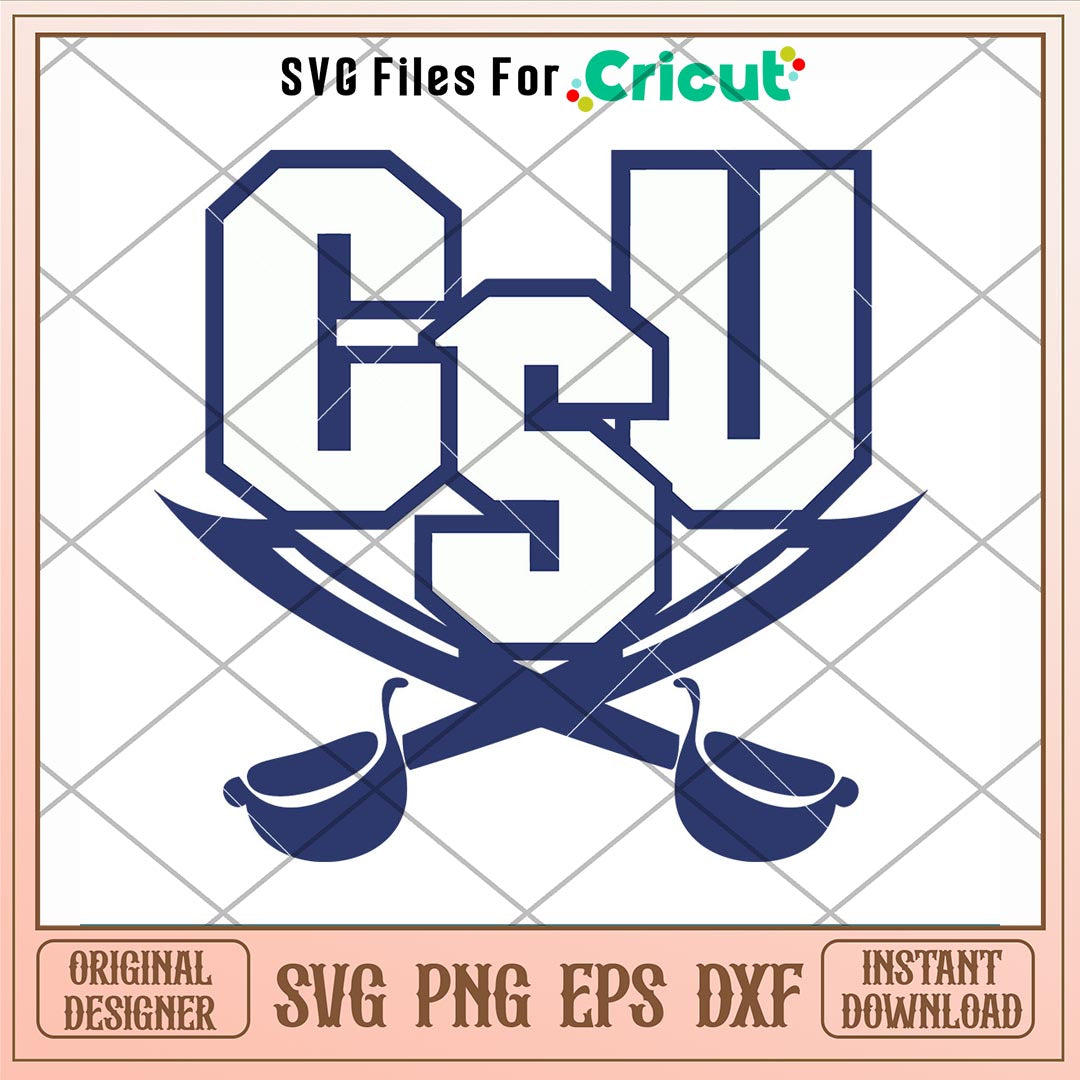 CSU Buccaneers Logo Svg, CSU Buccaneers Svg, NCAA Svg