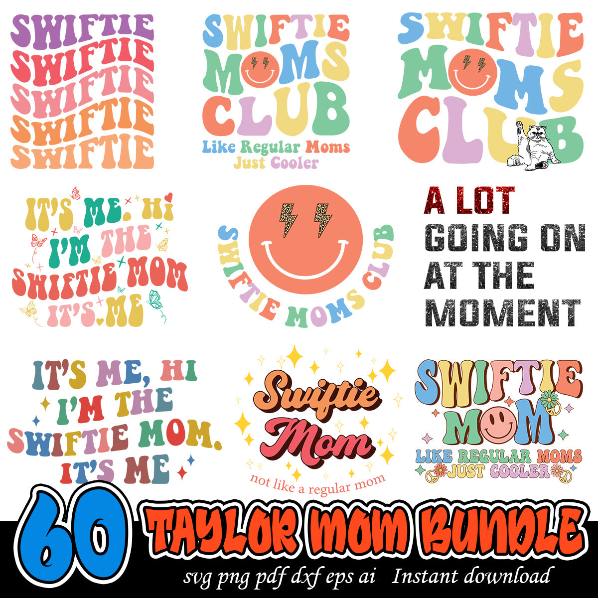Taylor Mom Bundle, Taylor Swift mom svg bundle