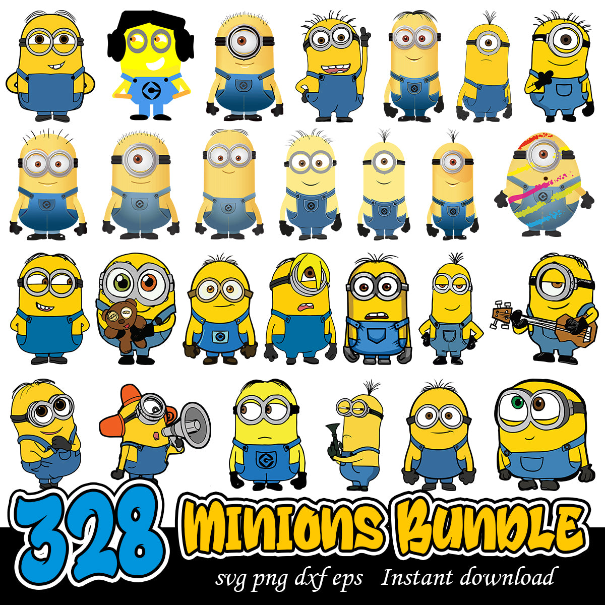 Minion svg Bundle, Minions army Despicable Me svg bundle