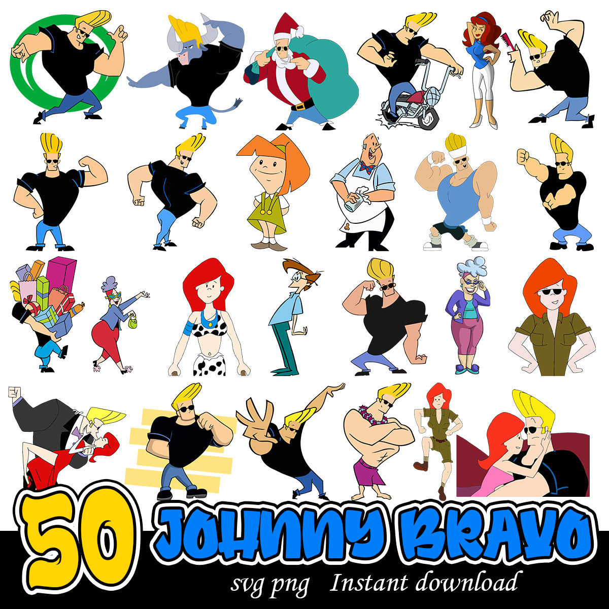 CT27082303-Johnny bravo svg bundle 50