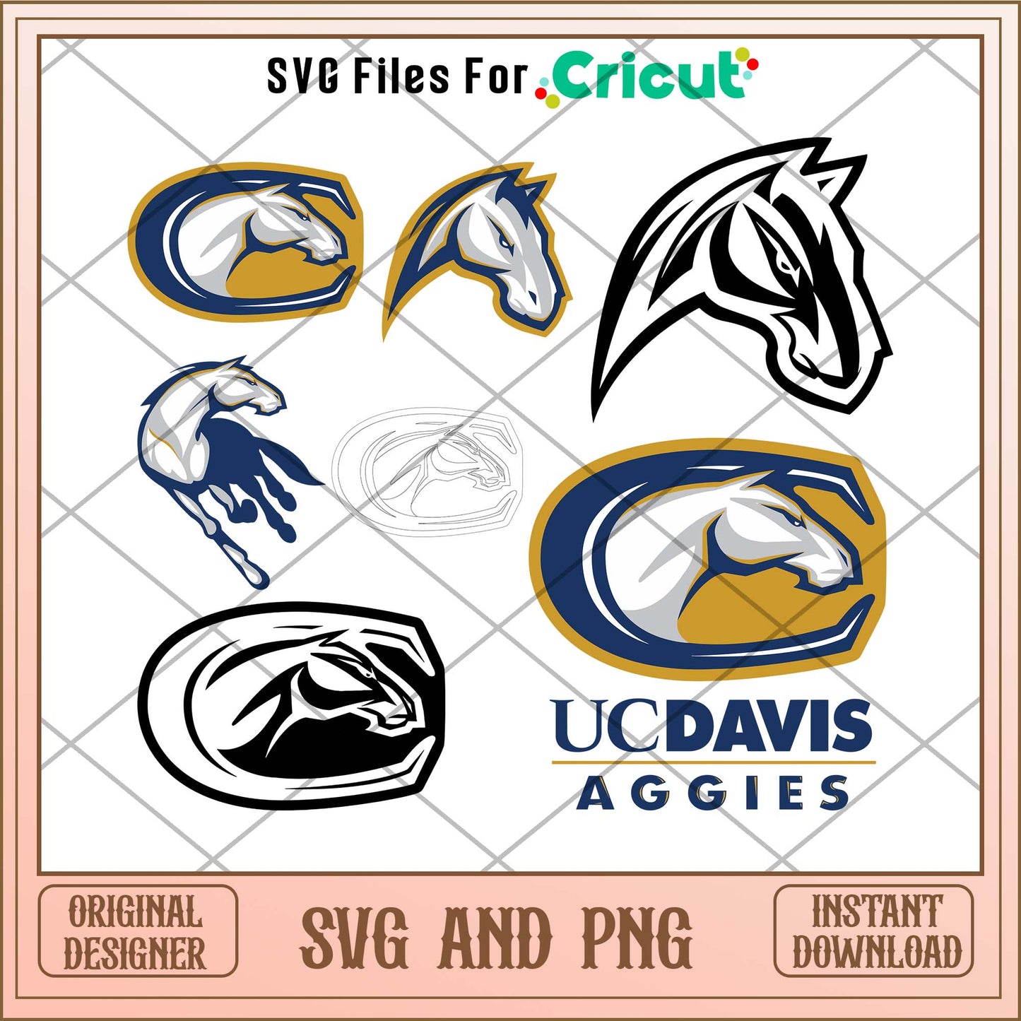 California Davis Aggies svg, California Davis Aggies svg bundle, NCAA svg