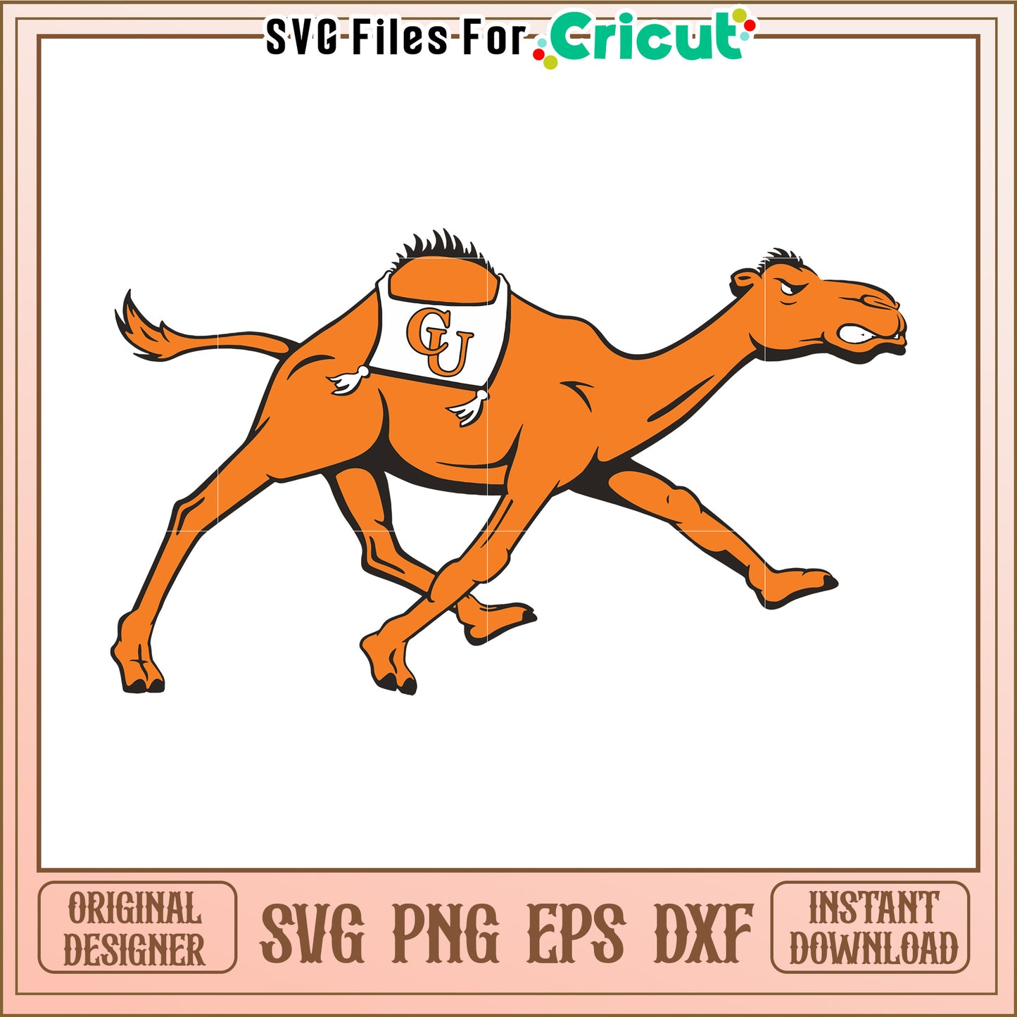 Camel SVG Design for Cricut Projects, Instant Download for Crafting Fun