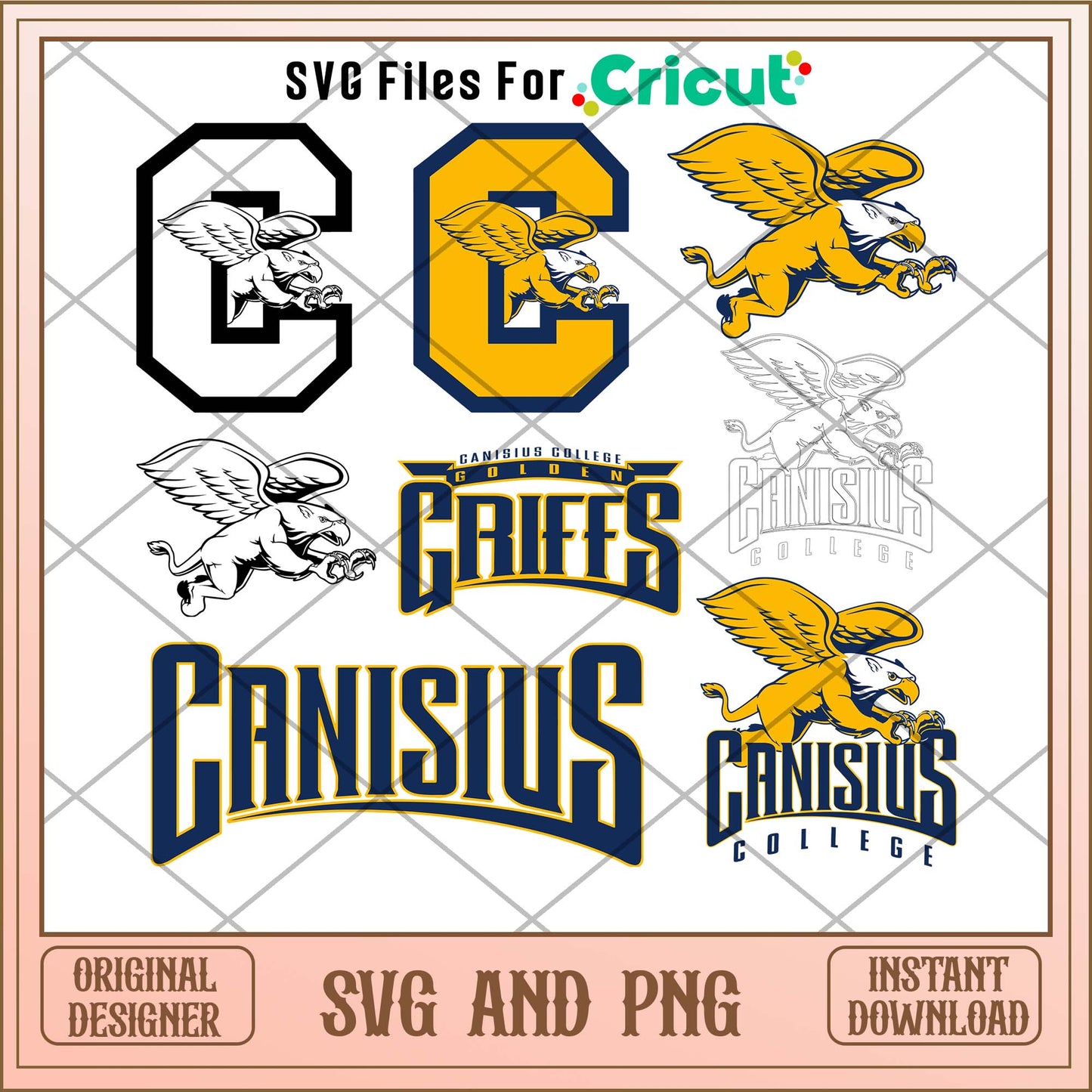 Canisius Golden Griffins svg, Canisius Golden Griffins svg bundle, NCAA svg