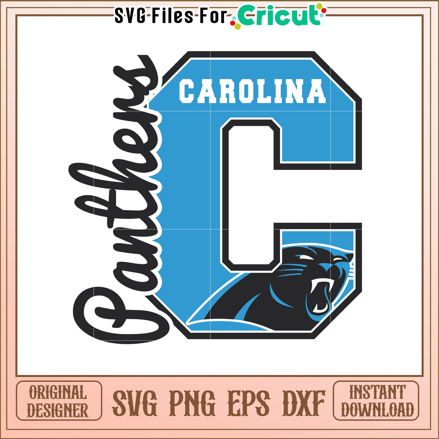 Carolina Panthers SVG Design for Fans and Crafters