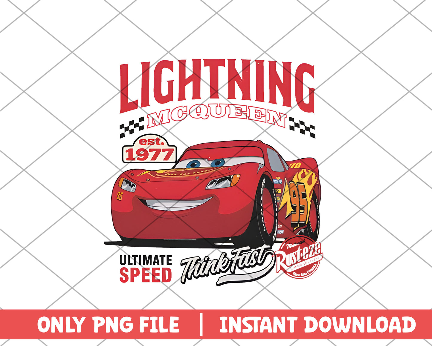 Cars lightning mcqueen disney png