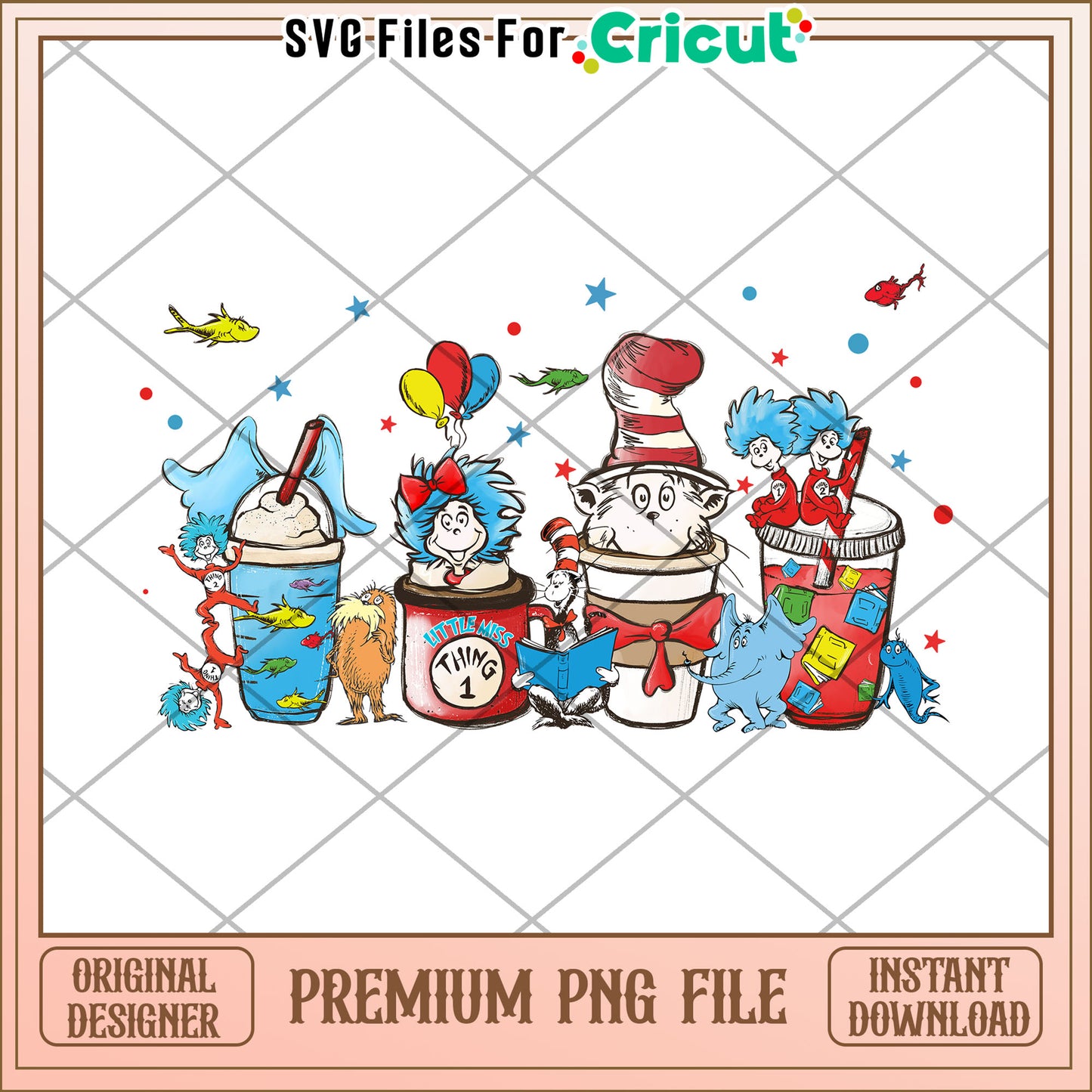 Cat in the Hat PNG Dr Seuss Drinks