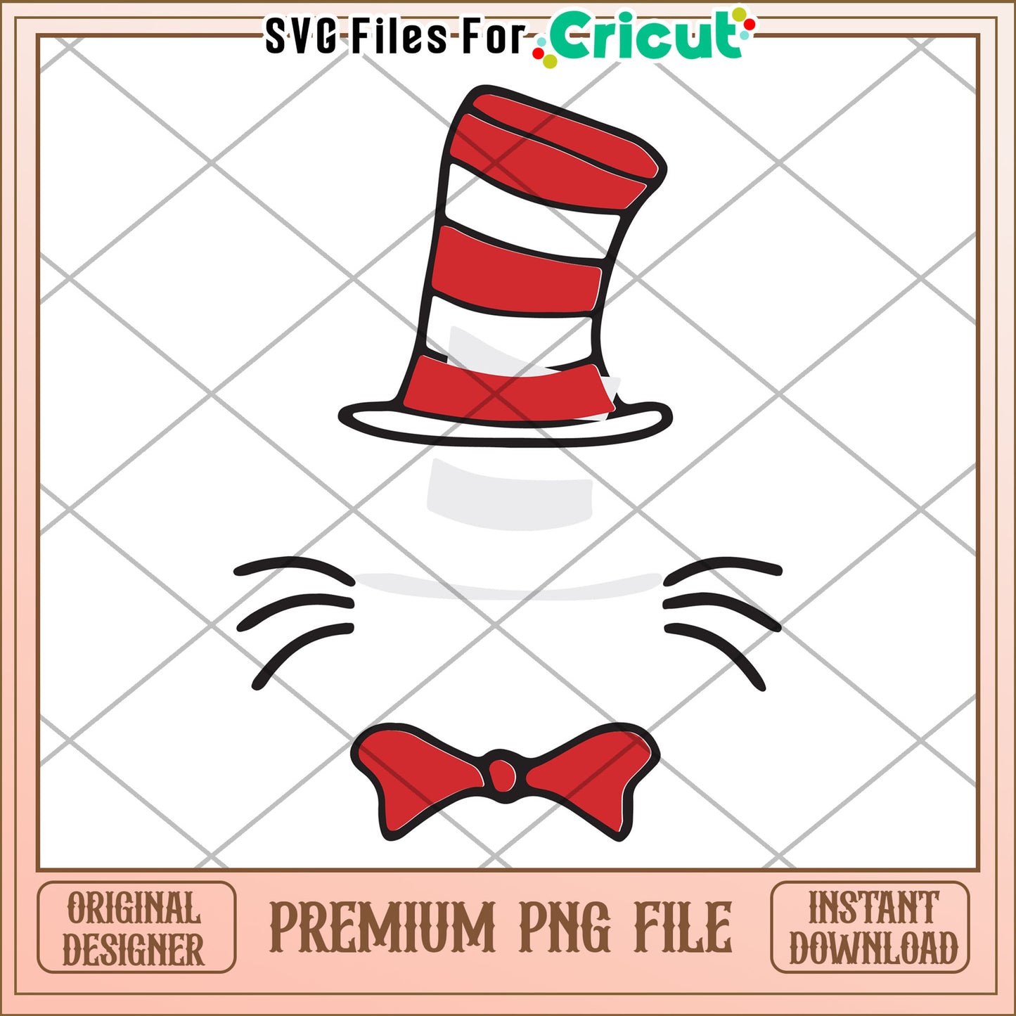 Cat in the Hat PNG Image for Fun Crafts and Designs