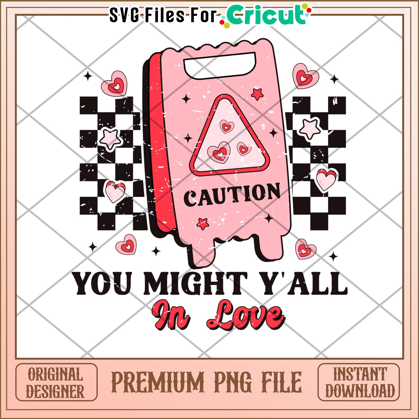 Caution You Might Yall In Love PNG