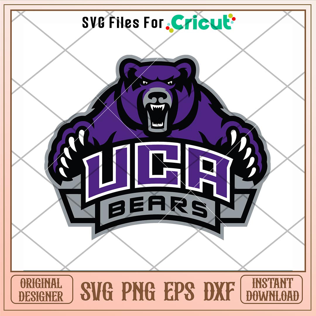 Central Arkansas Bears Logo Svg, Central Arkansas Bears Svg, NCAA Svg