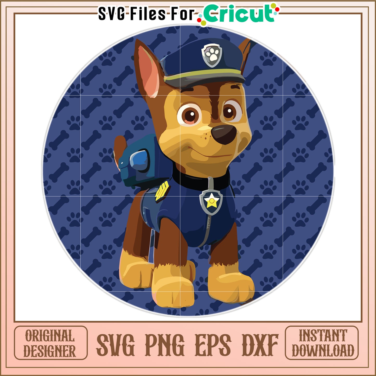Chase police dog svg, paw patrol toys svg, cute dogs cartoon svg