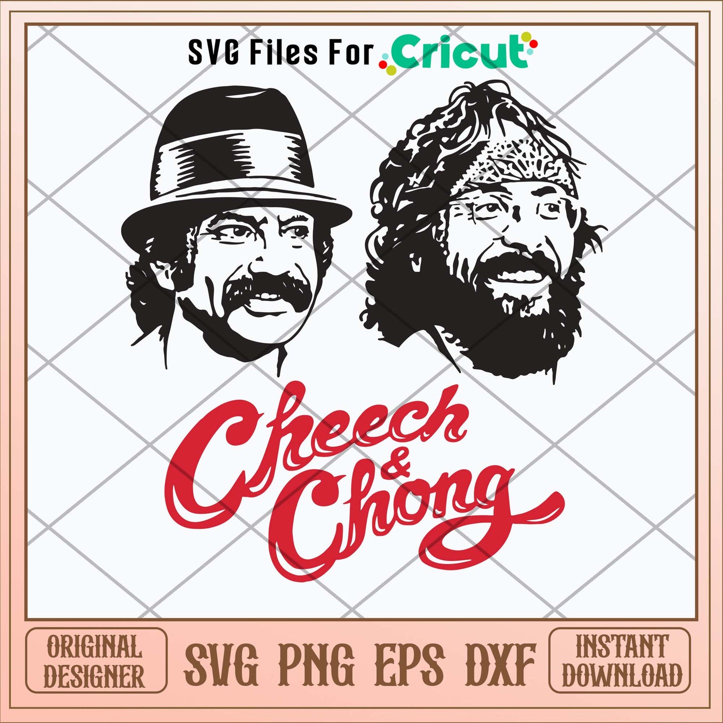 Cheech And Chong 2 Cannabis Svg-Svgfilesforcricut