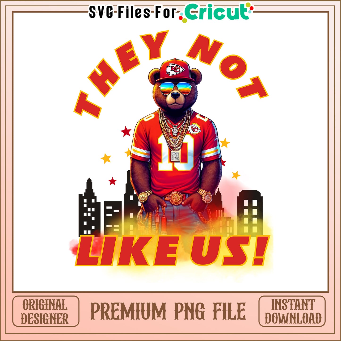 Chiefs they not like us png, Kansas City Chiefs png, NFL png