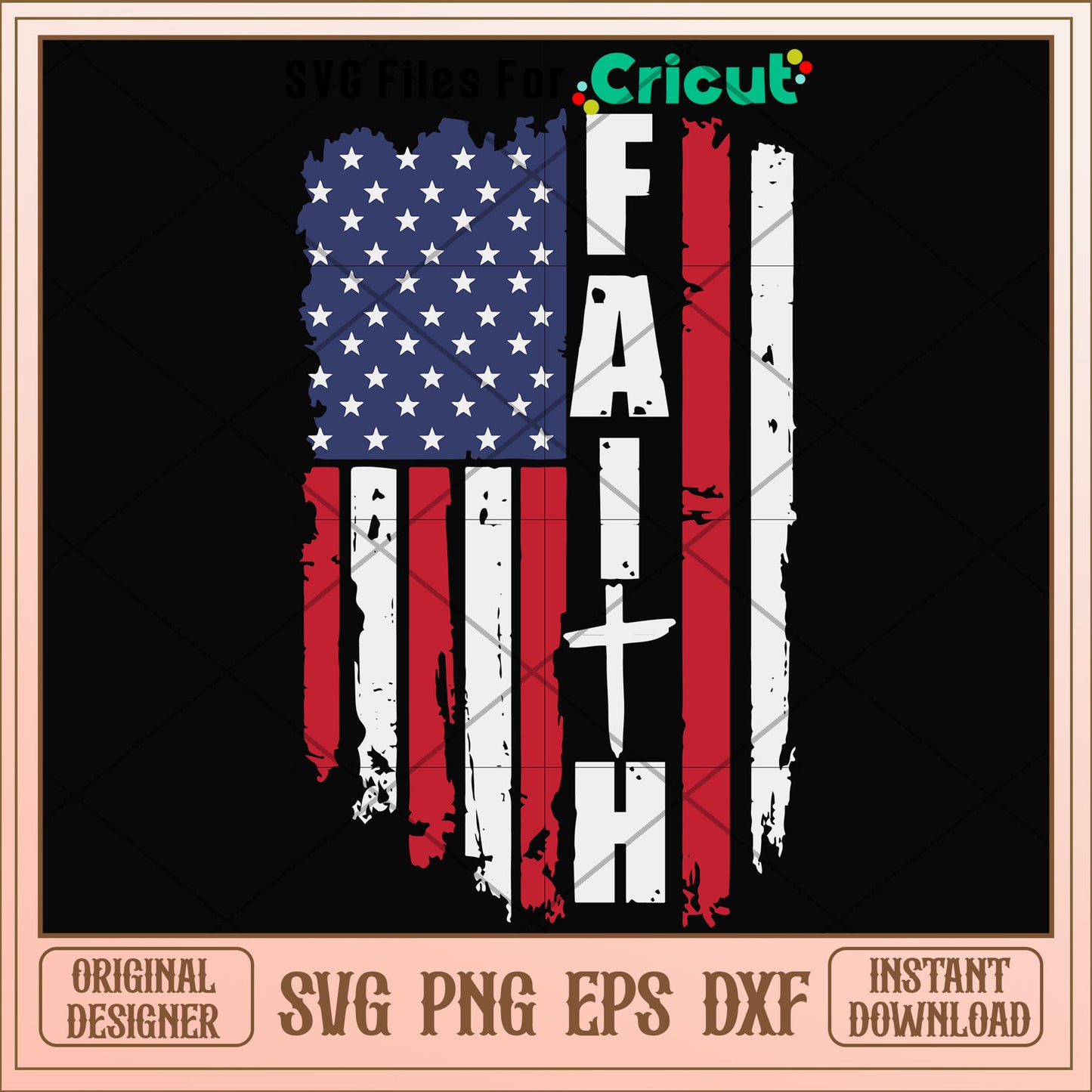 Christian Faith Cross American Flag svg, American Flag svg, other svg