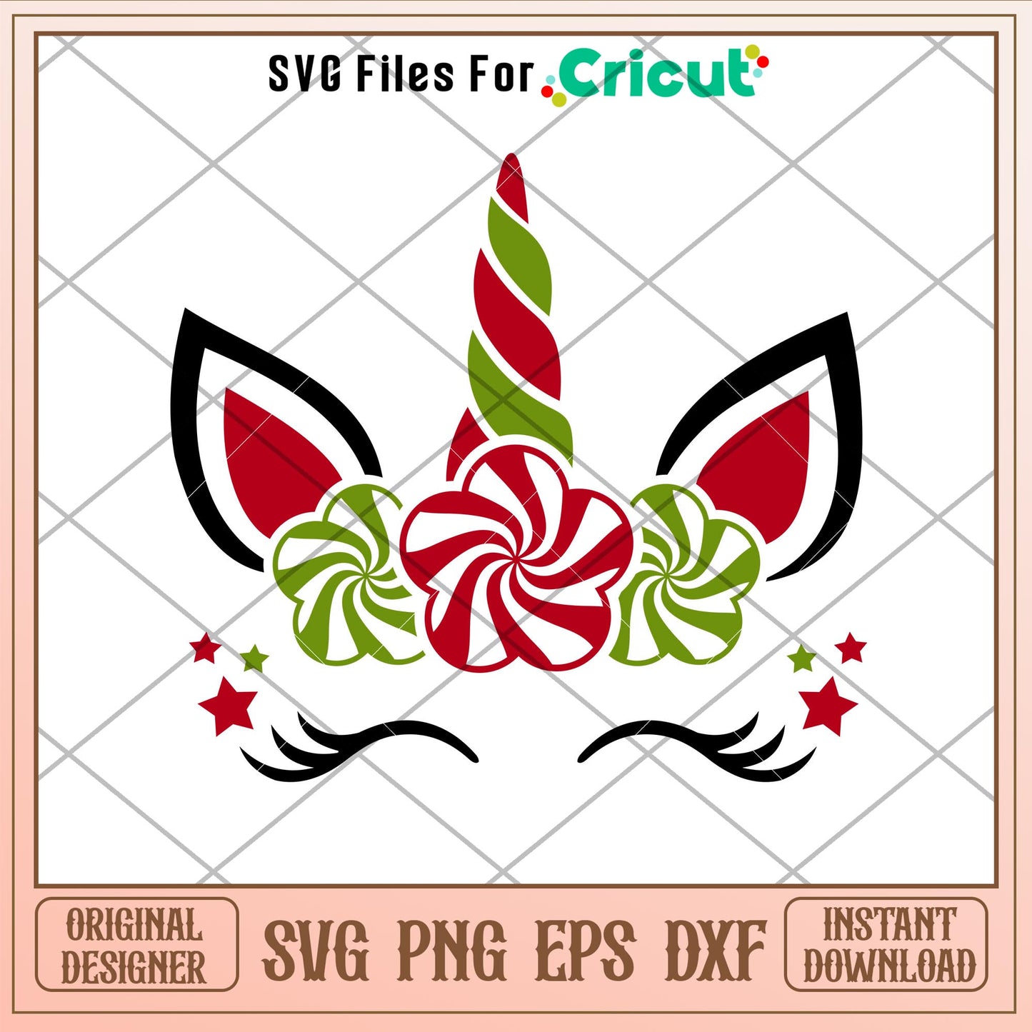 Christmas-Unicorn 3, Christmas Unicorn Svg