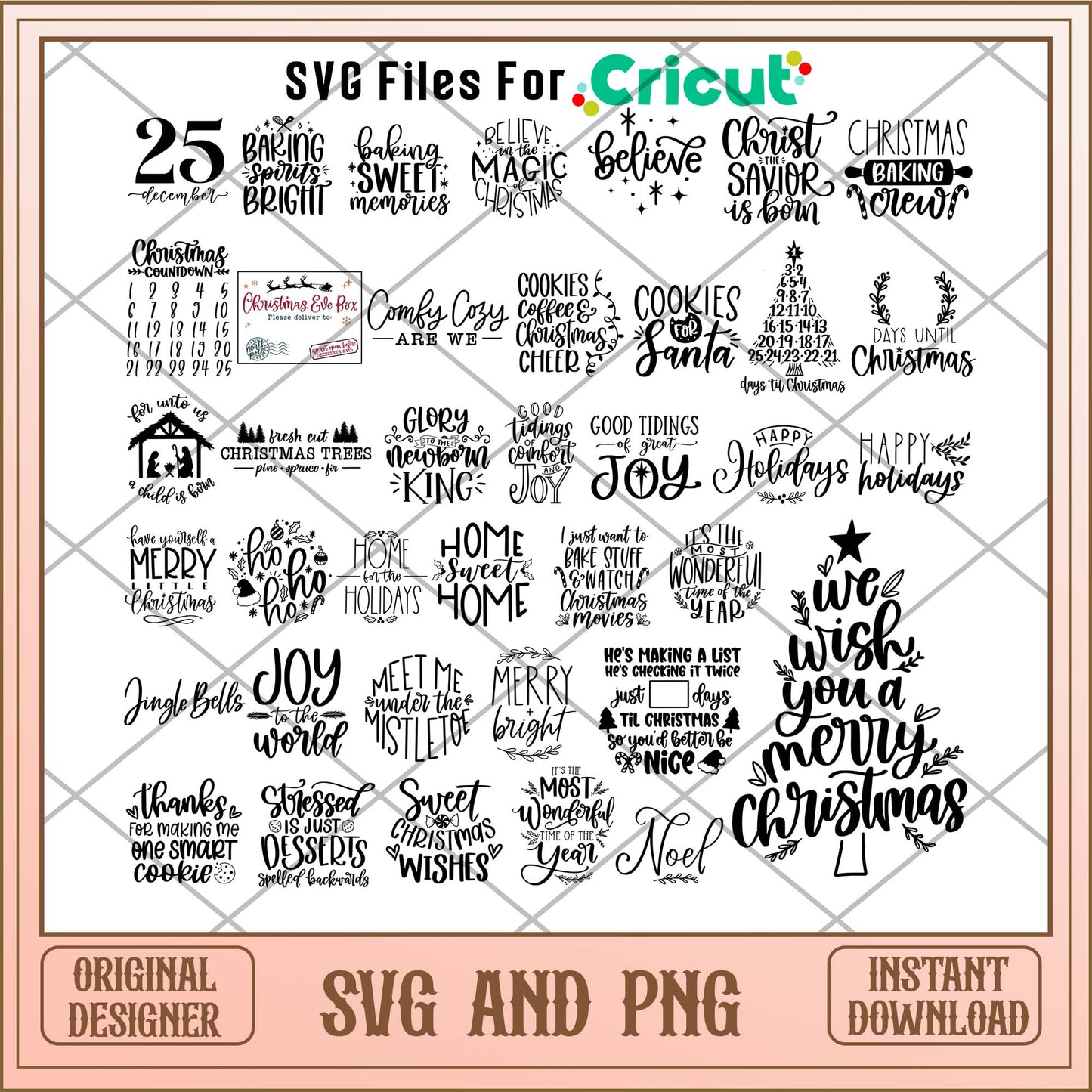 Christmas 2022 svg bundle, Christmas day svg - Svgfileforcricut