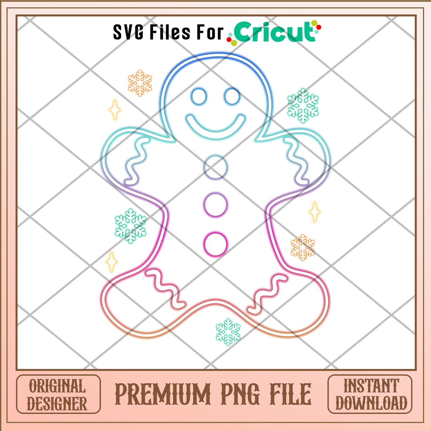 Christmas Gingerbread and snow png, merry christmas png