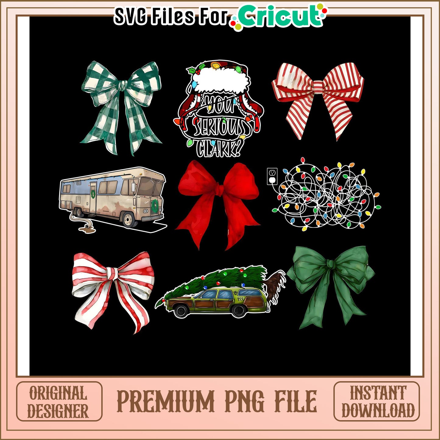 Christmas SVG Bundle for Cricut, festive designs for your crafts