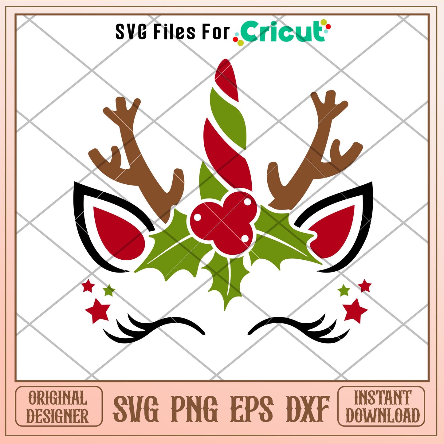 Christmas Unicorn 1, Christmas Unicorn Svg