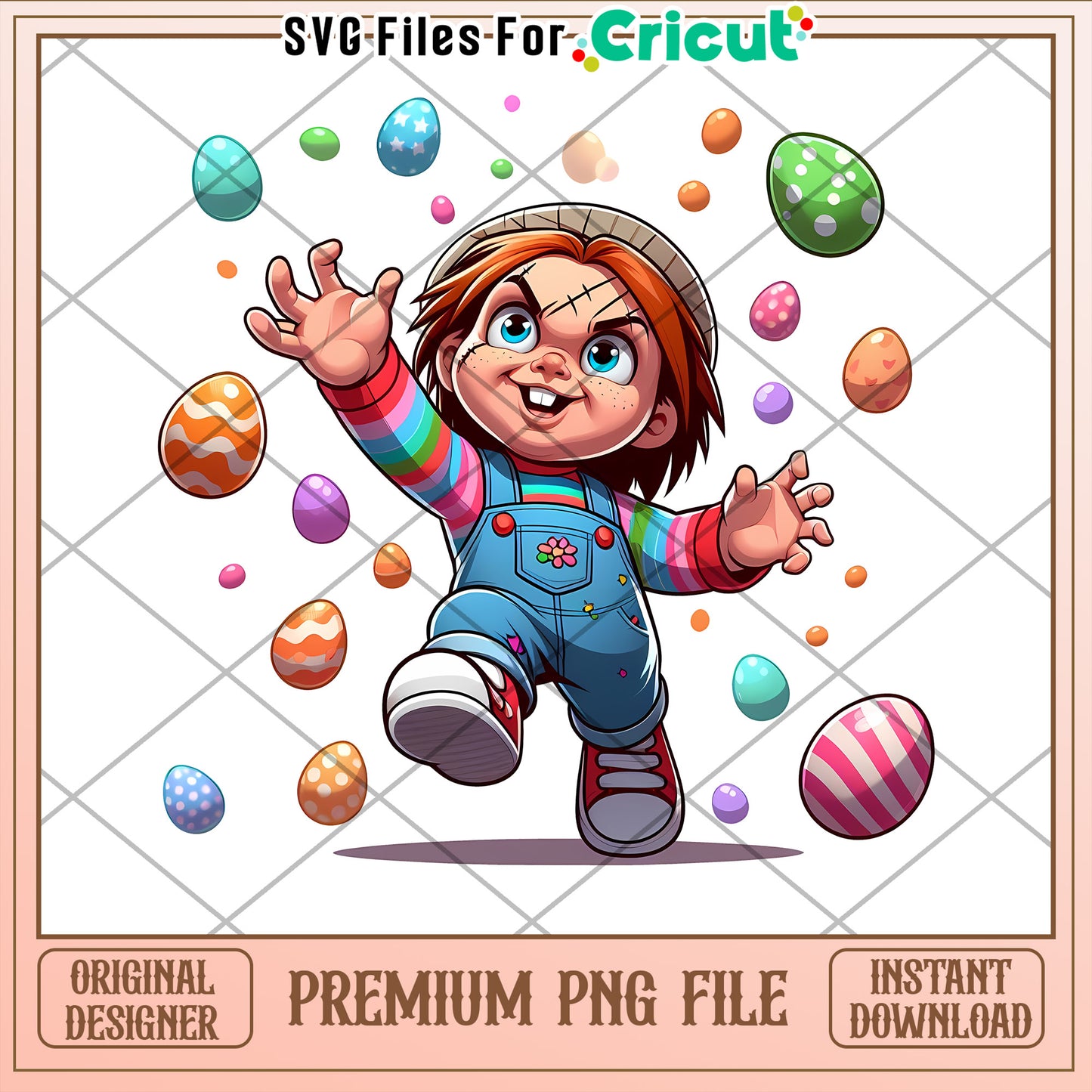 Chucky Easter PNG Instant Download