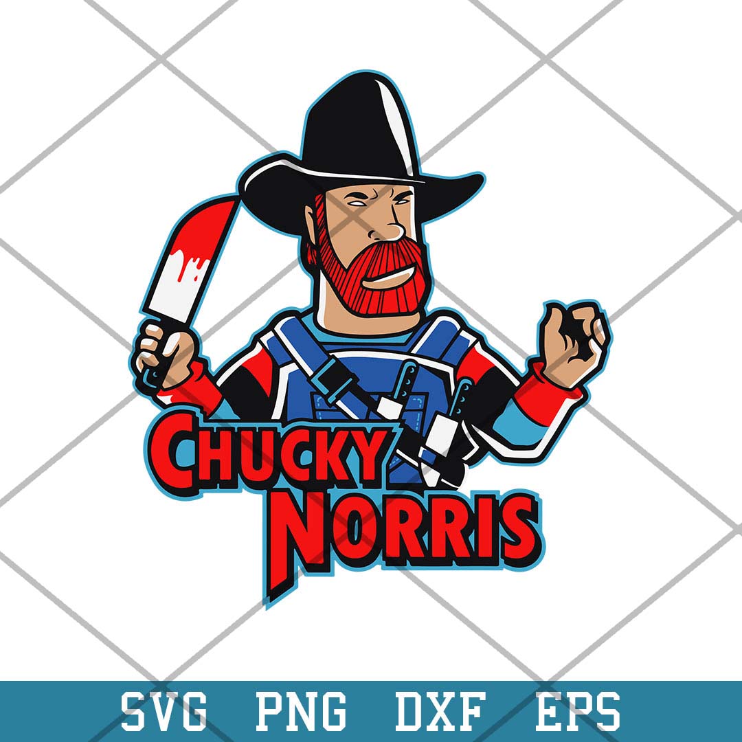 Chucky Norris Svg, Horror Halloween Svg-Svgfilesforcricut