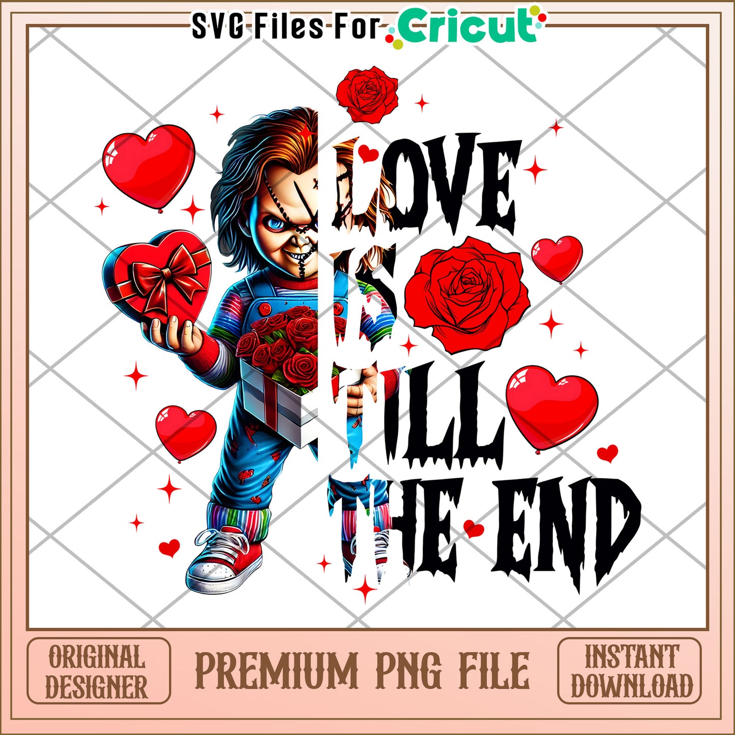 Chucky Valentine PNG Love Till The End