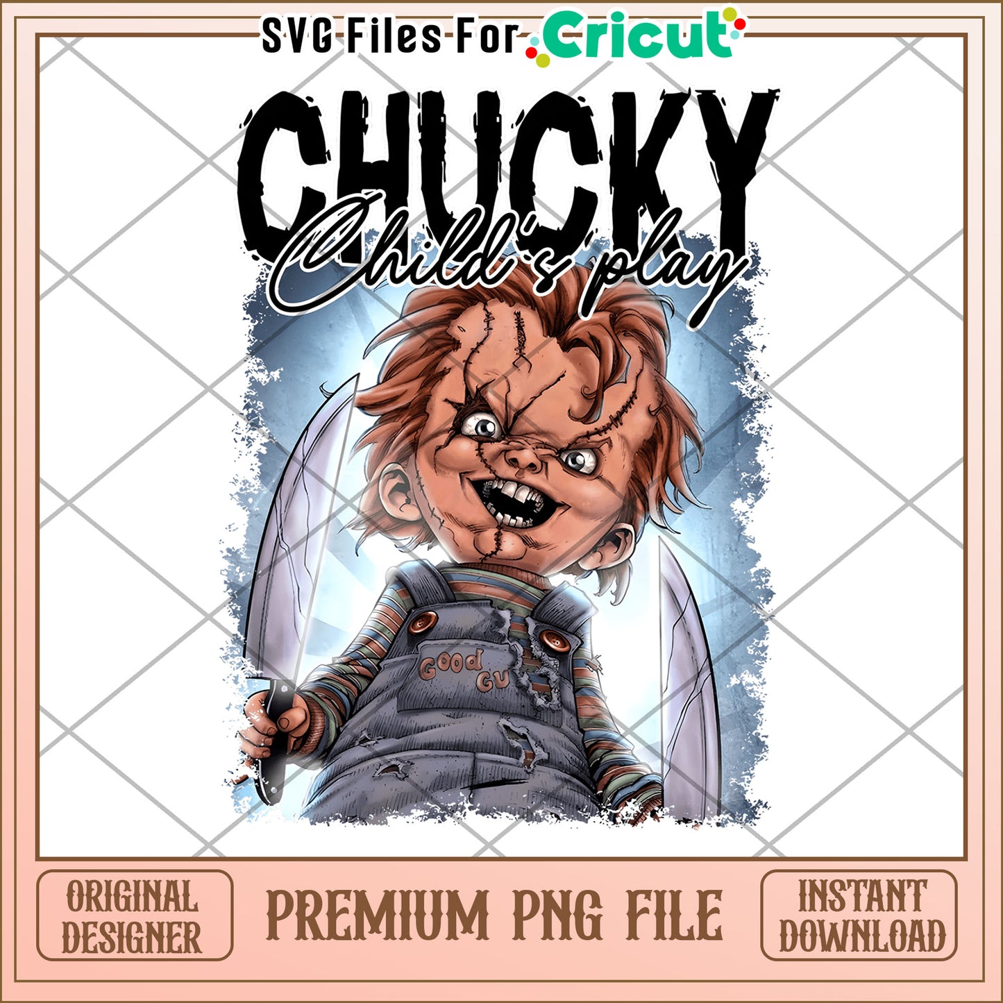 Chucky child's play png, horror movie characters png, horror movie png