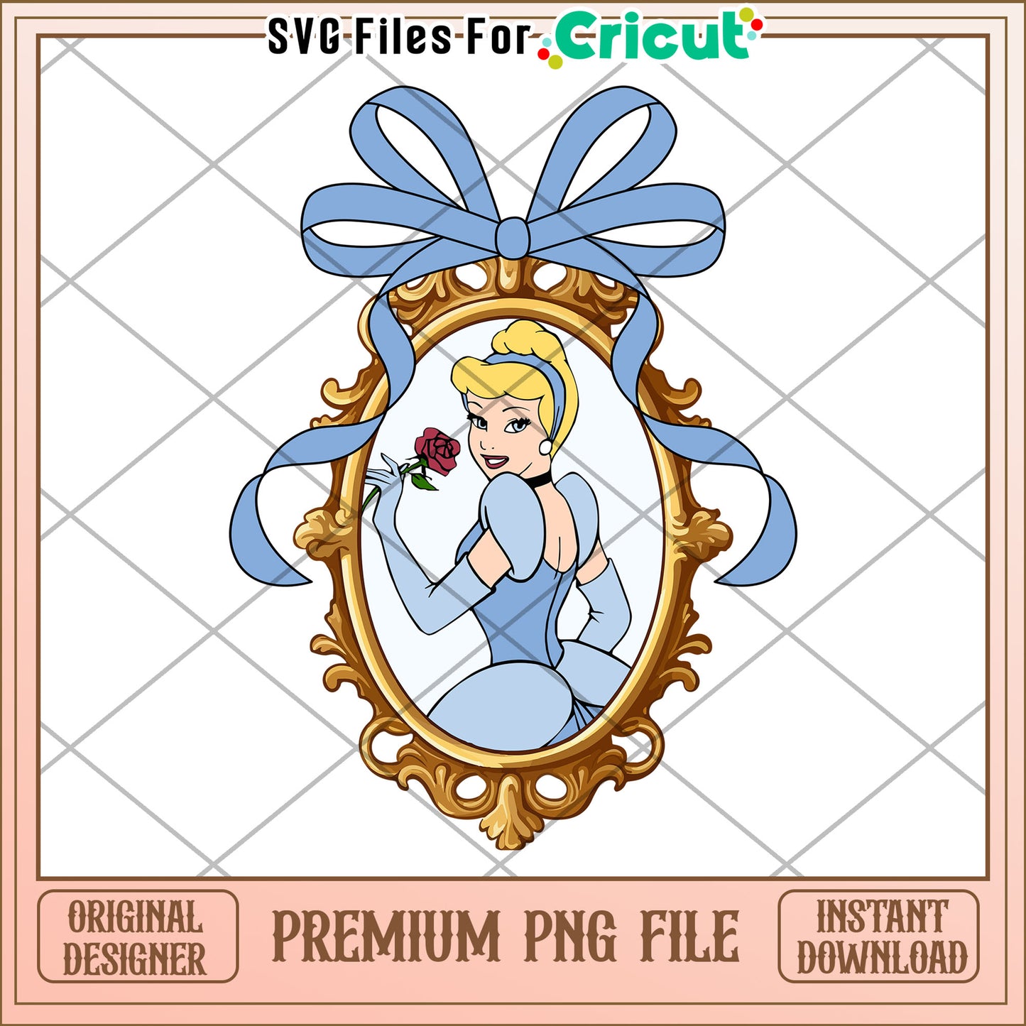 Cinderella PNG Image Instant Download